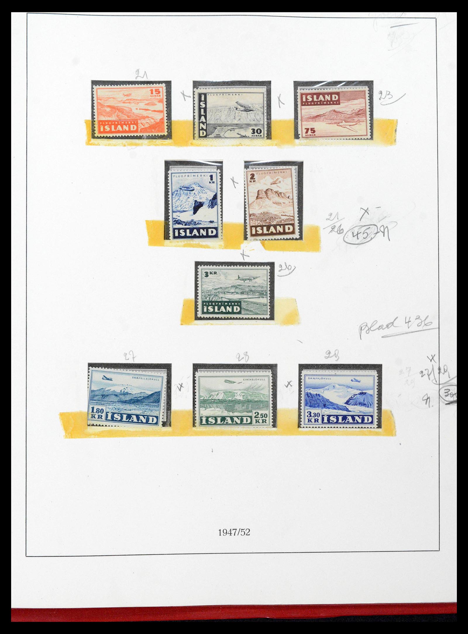 39320 0074 - Postzegelverzameling 39320 IJsland 1873-1982.
