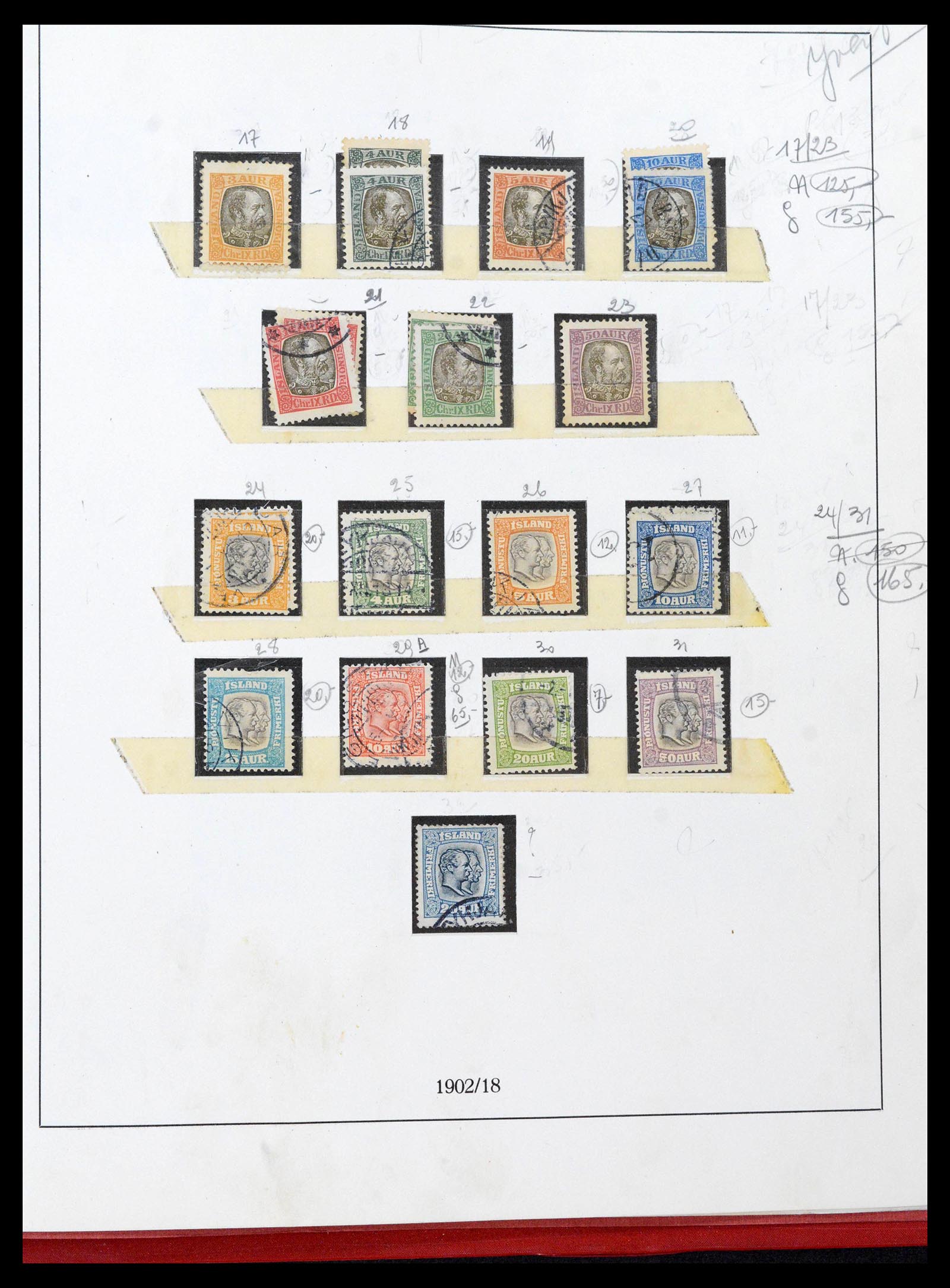 39320 0077 - Postzegelverzameling 39320 IJsland 1873-1982.