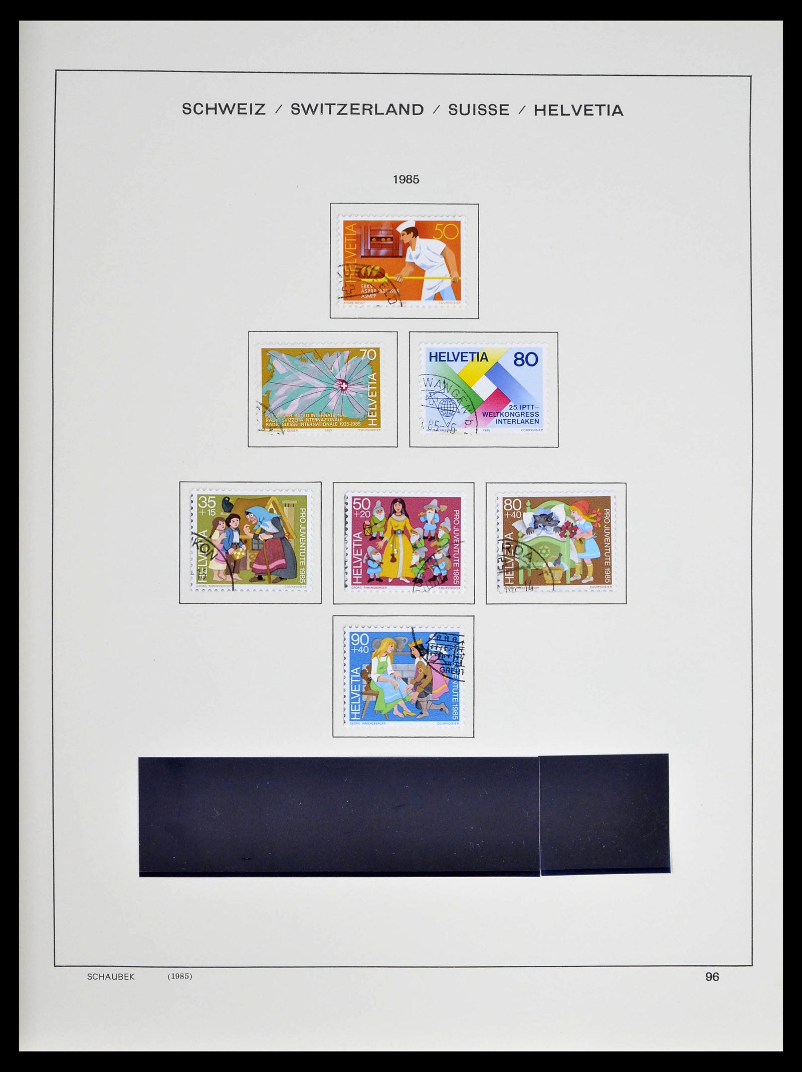 39322 0015 - Stamp collection 39322 Switzerland 1980-2011.