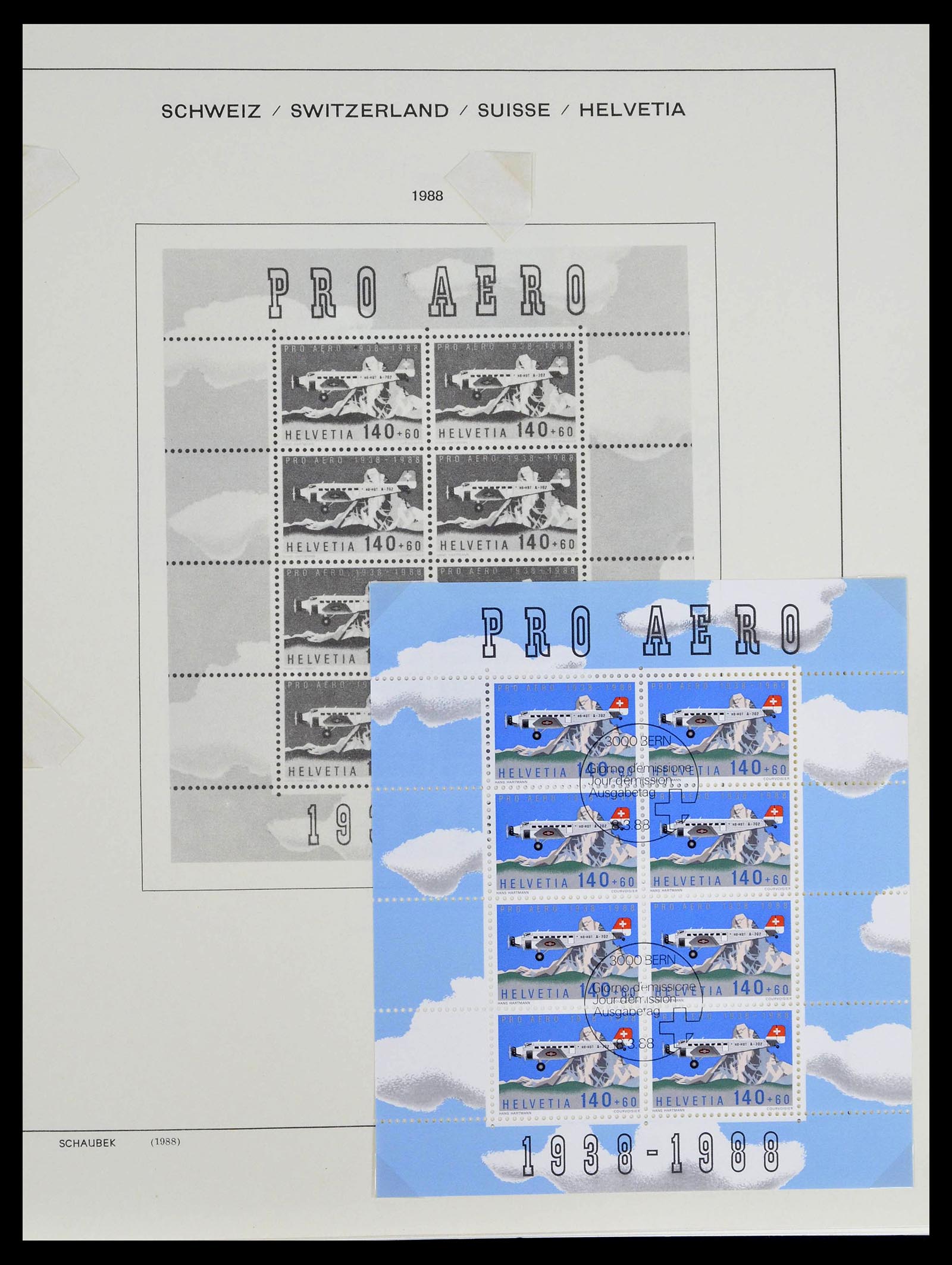 39322 0023 - Stamp collection 39322 Switzerland 1980-2011.