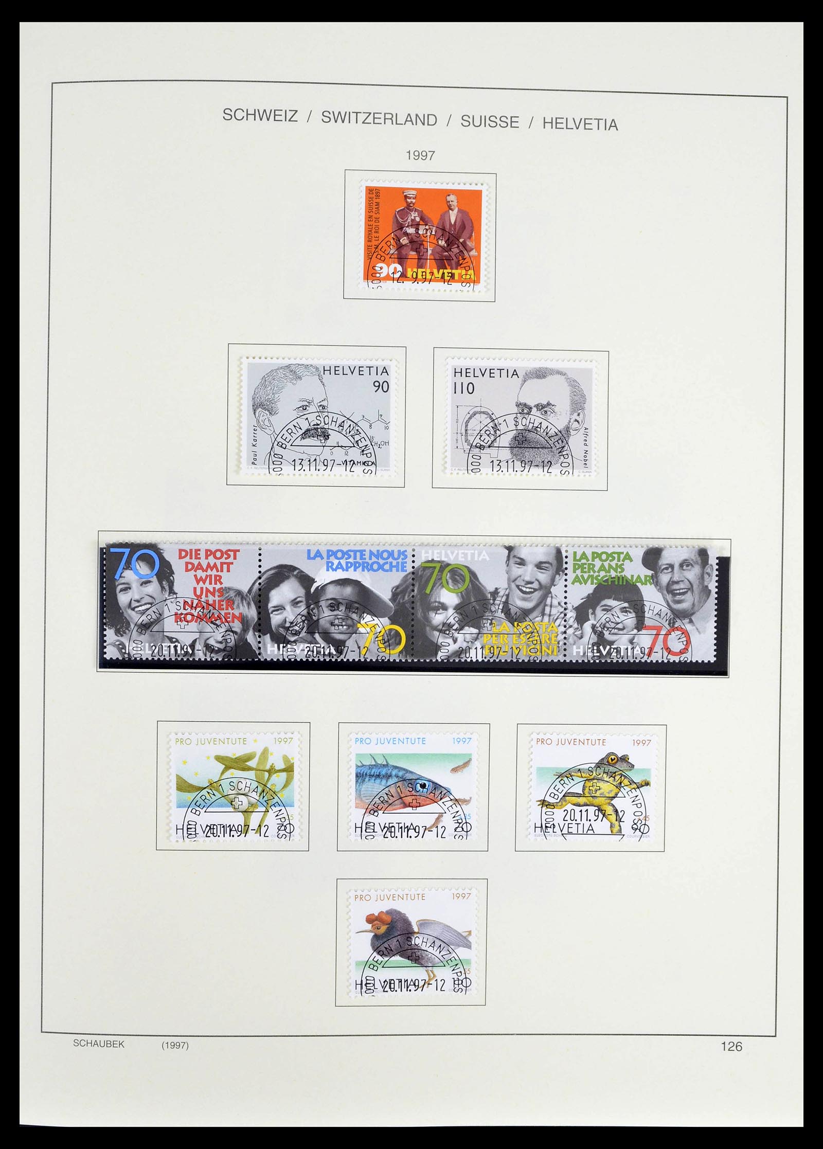 39322 0050 - Stamp collection 39322 Switzerland 1980-2011.