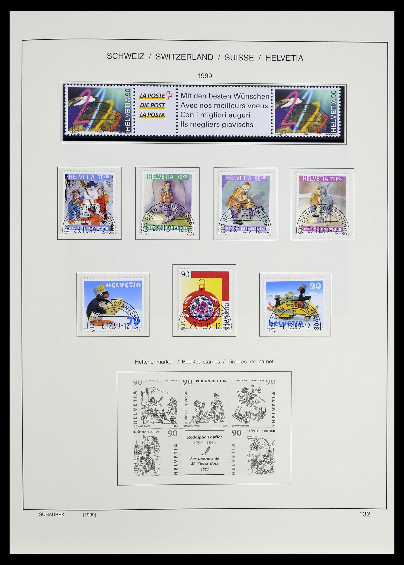 39322 0057 - Stamp collection 39322 Switzerland 1980-2011.