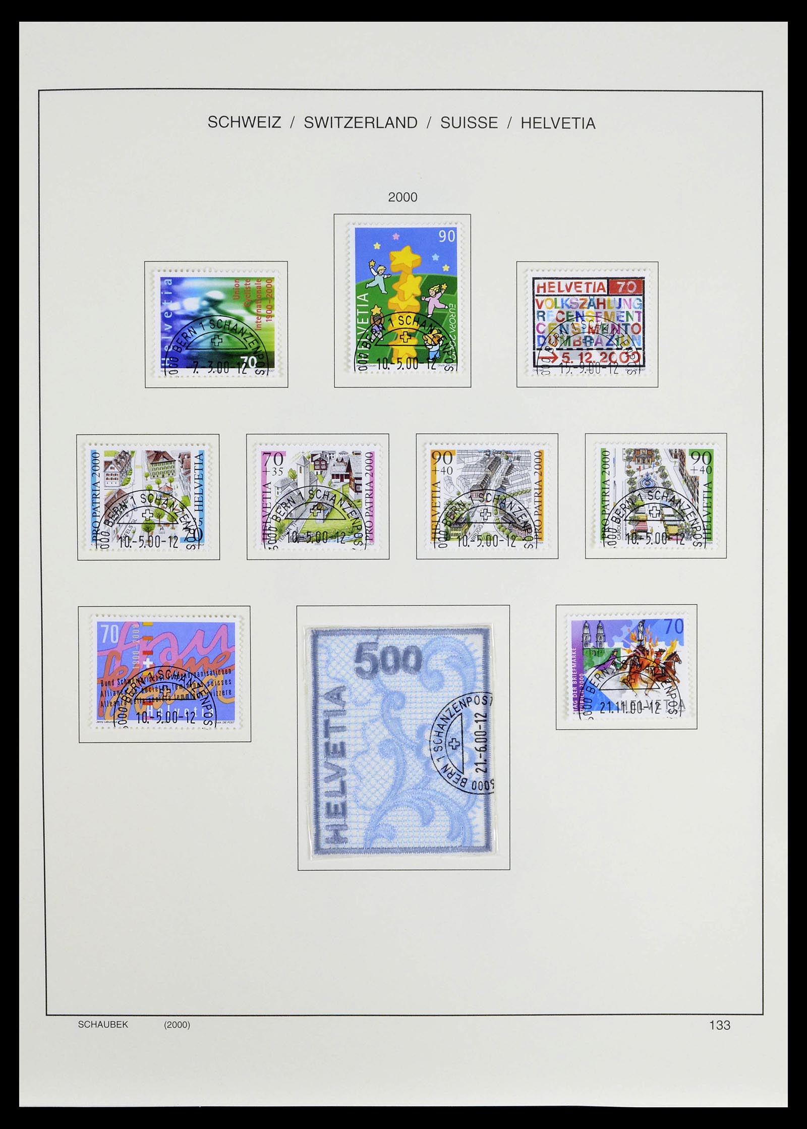 39322 0060 - Stamp collection 39322 Switzerland 1980-2011.