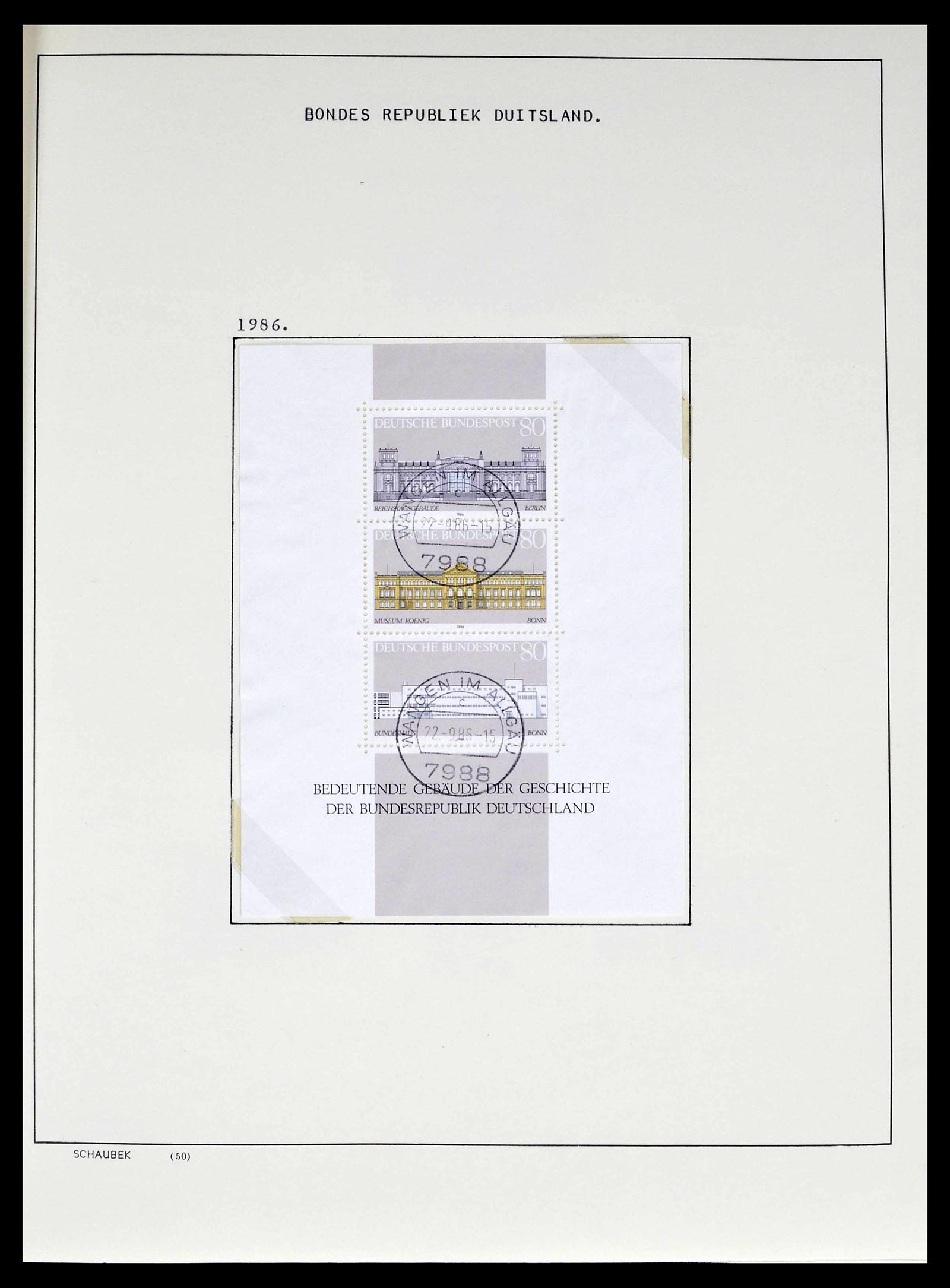 39324 0007 - Postzegelverzameling 39324 Bundespost 1986-2012.