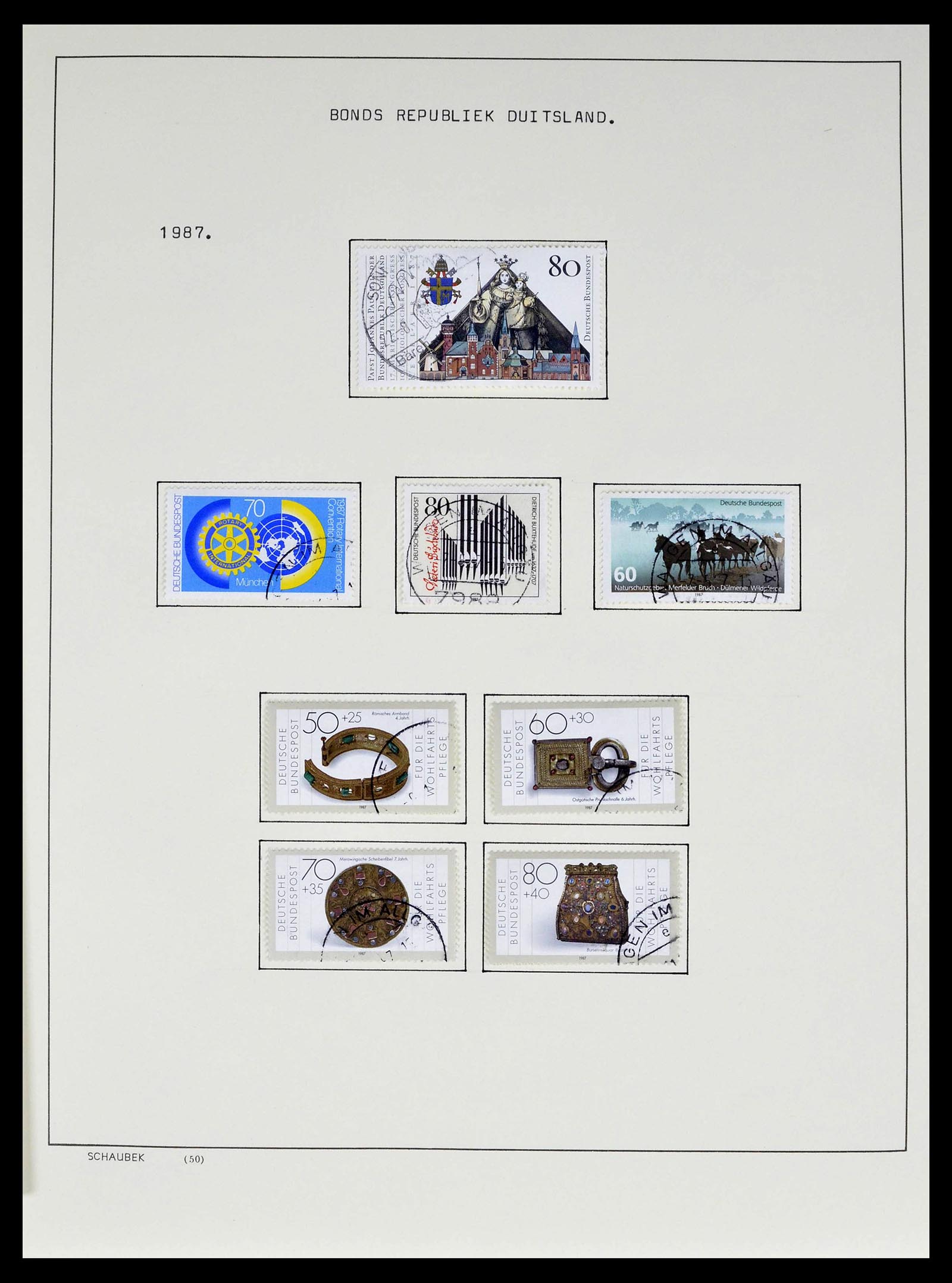 39324 0010 - Postzegelverzameling 39324 Bundespost 1986-2012.