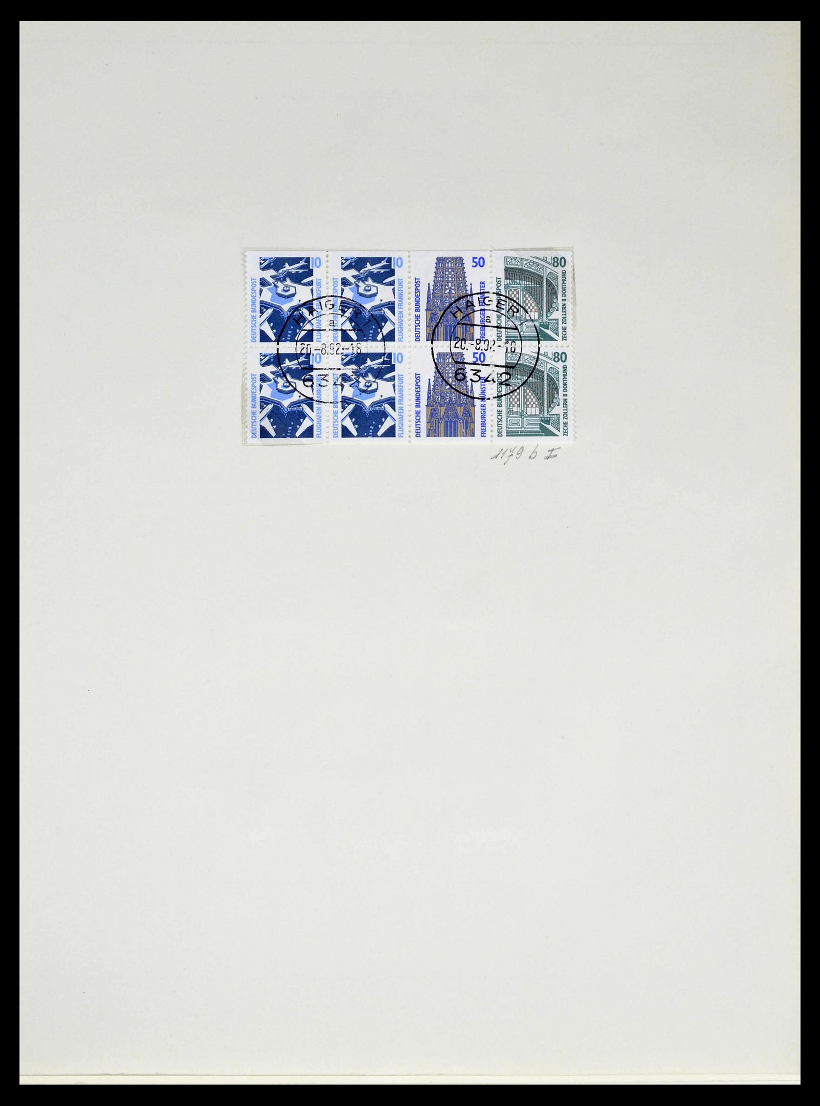 39324 0012 - Stamp collection 39324 Bundespost 1986-2012.