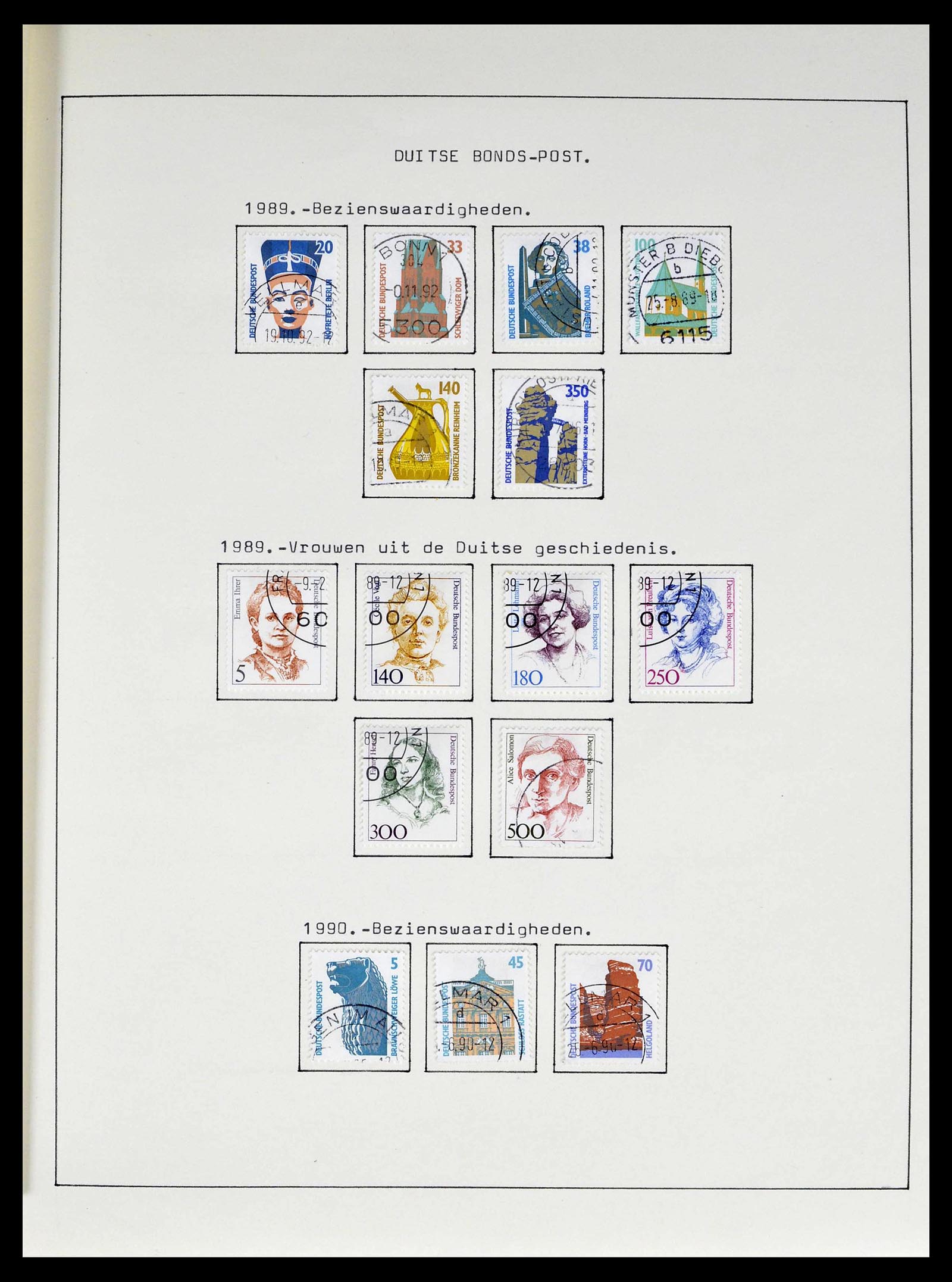 39324 0018 - Postzegelverzameling 39324 Bundespost 1986-2012.