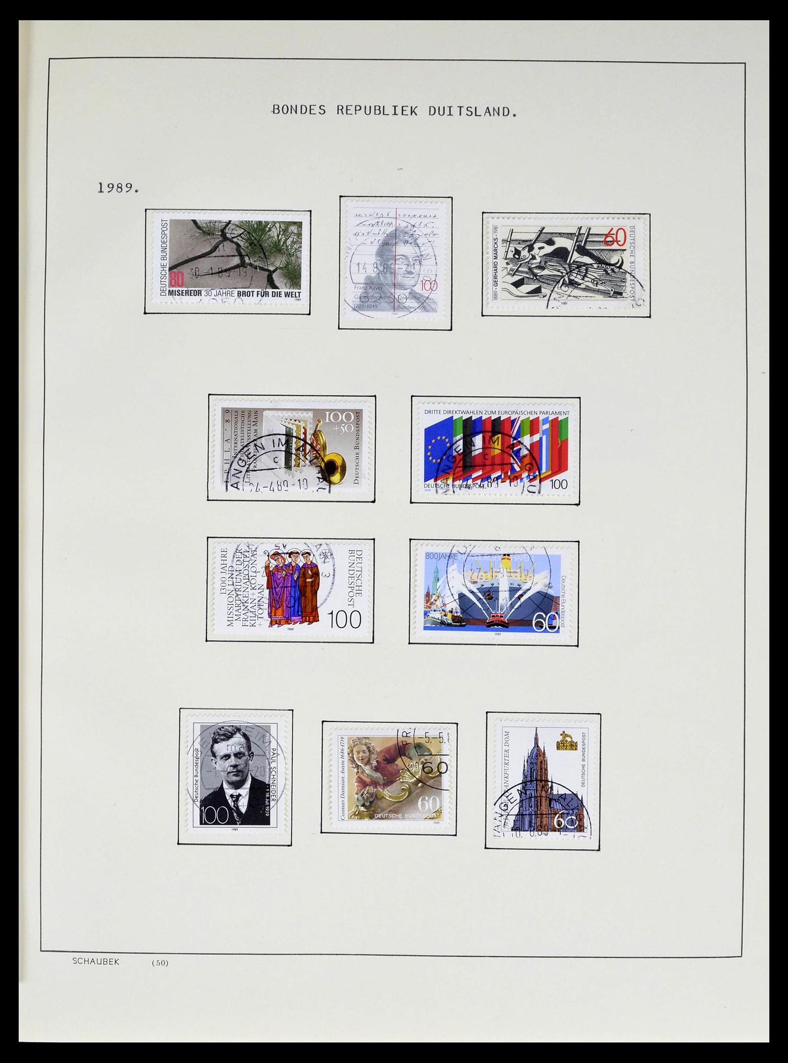 39324 0022 - Stamp collection 39324 Bundespost 1986-2012.