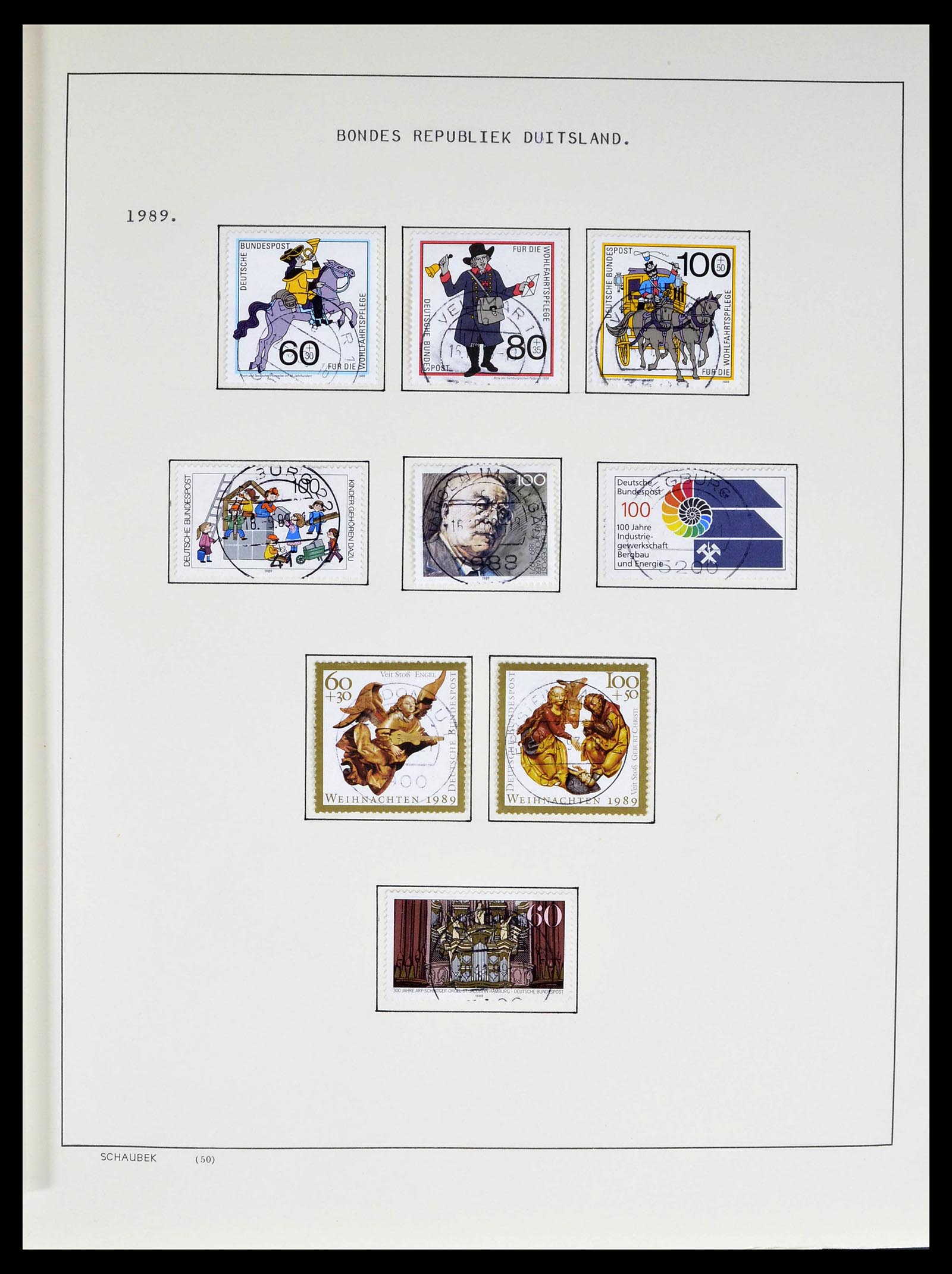 39324 0024 - Stamp collection 39324 Bundespost 1986-2012.