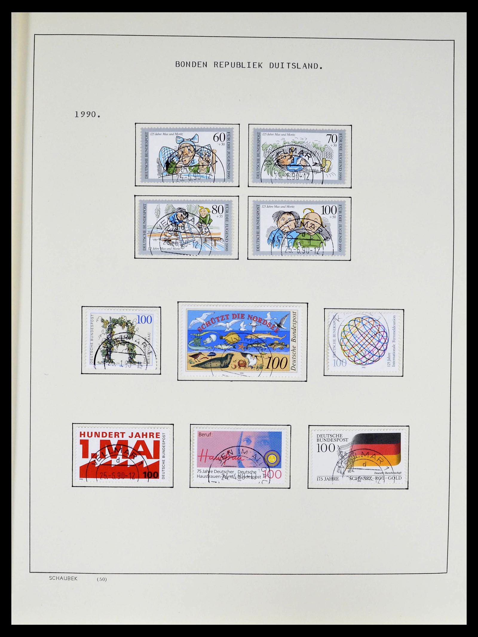 39324 0026 - Postzegelverzameling 39324 Bundespost 1986-2012.