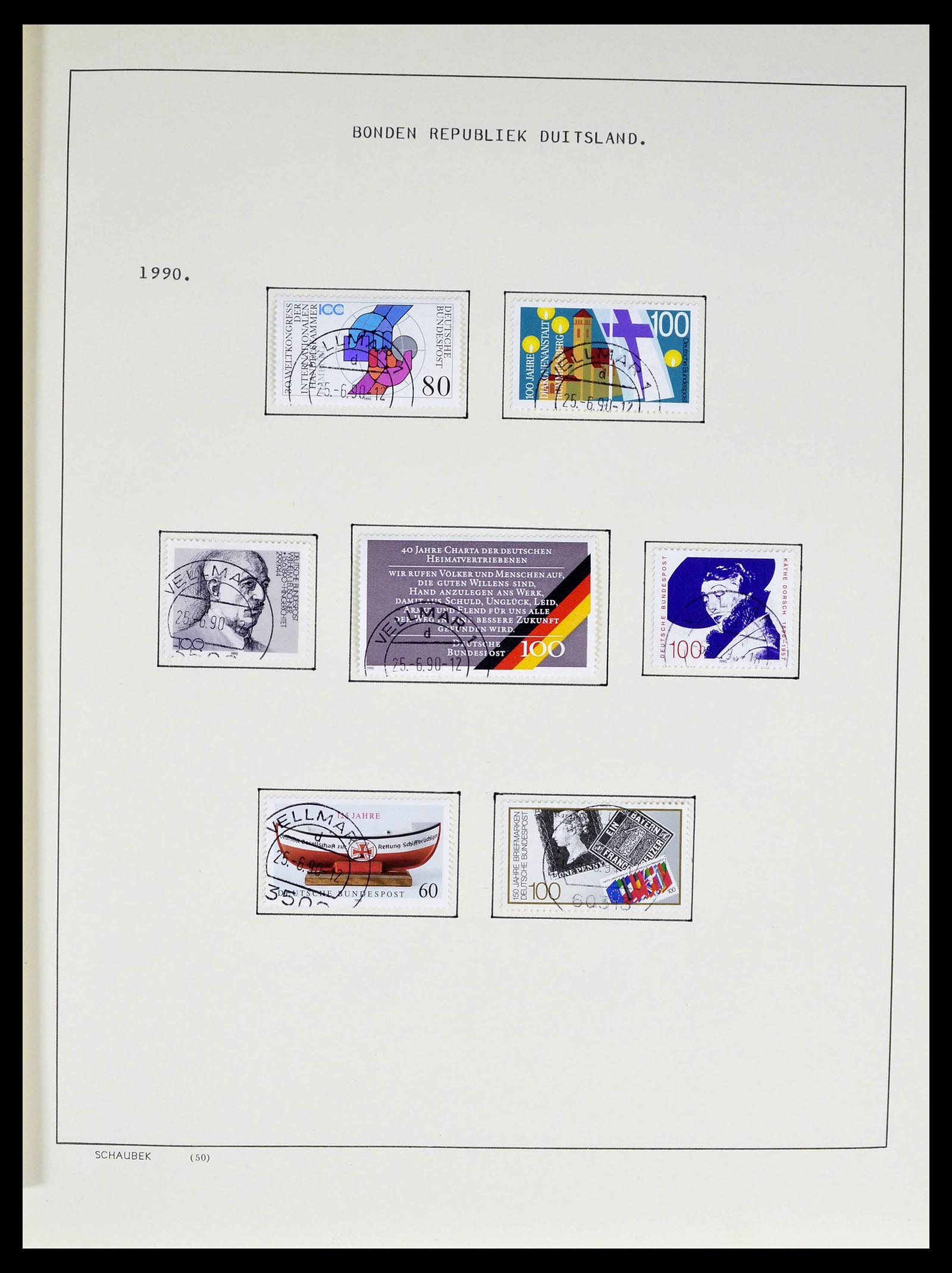 39324 0028 - Stamp collection 39324 Bundespost 1986-2012.