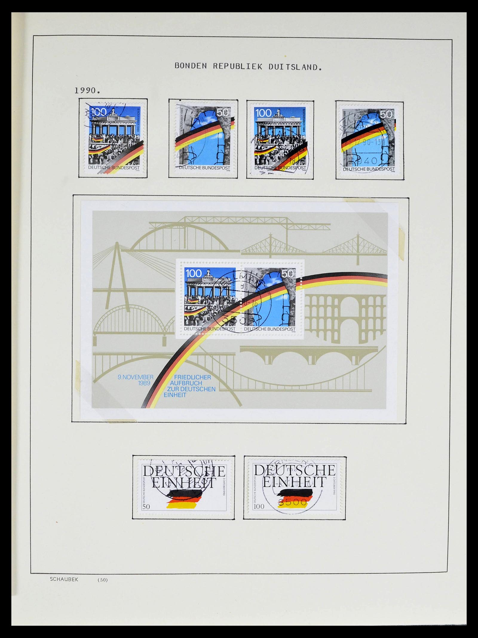 39324 0029 - Stamp collection 39324 Bundespost 1986-2012.
