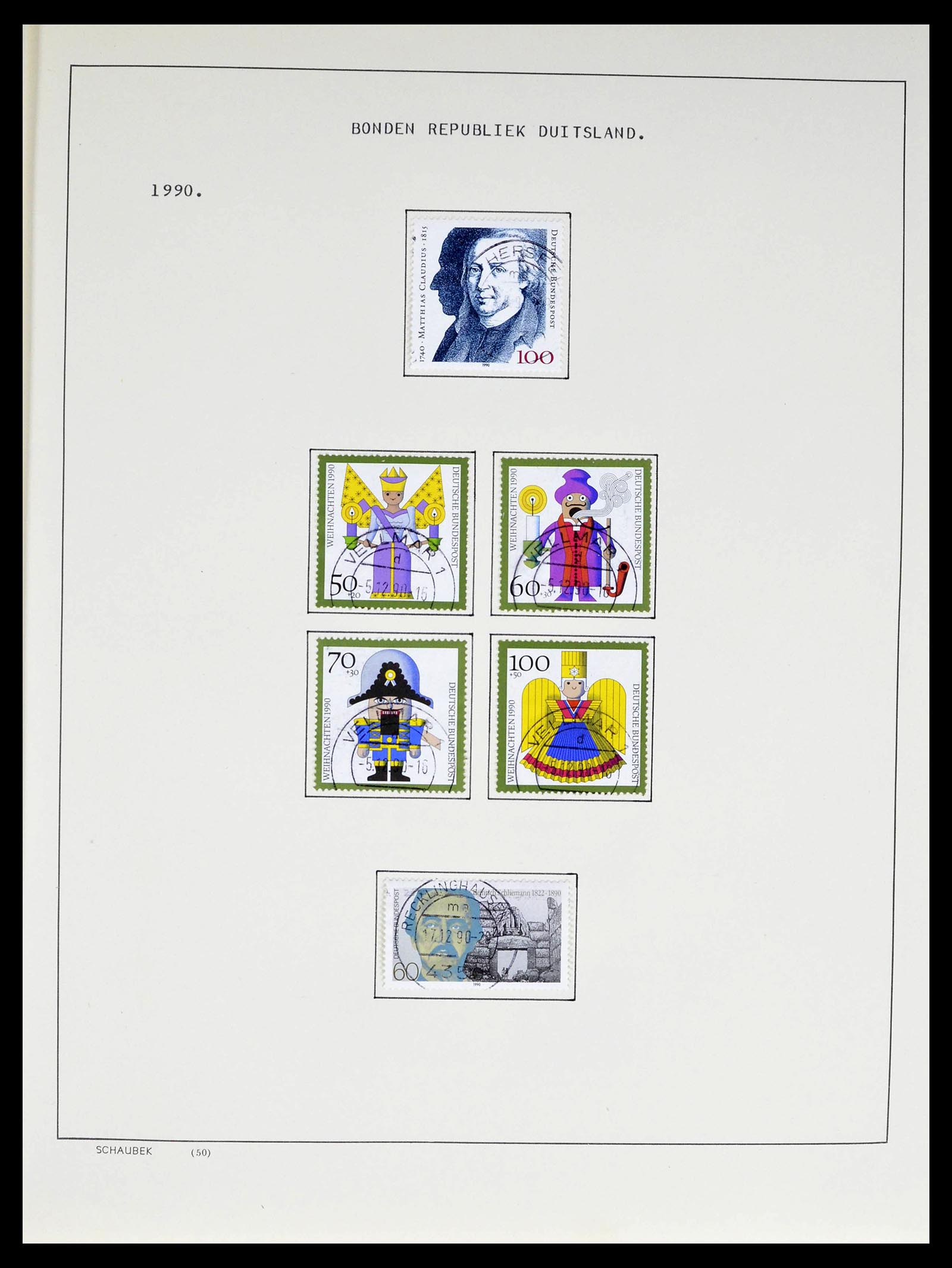 39324 0030 - Postzegelverzameling 39324 Bundespost 1986-2012.
