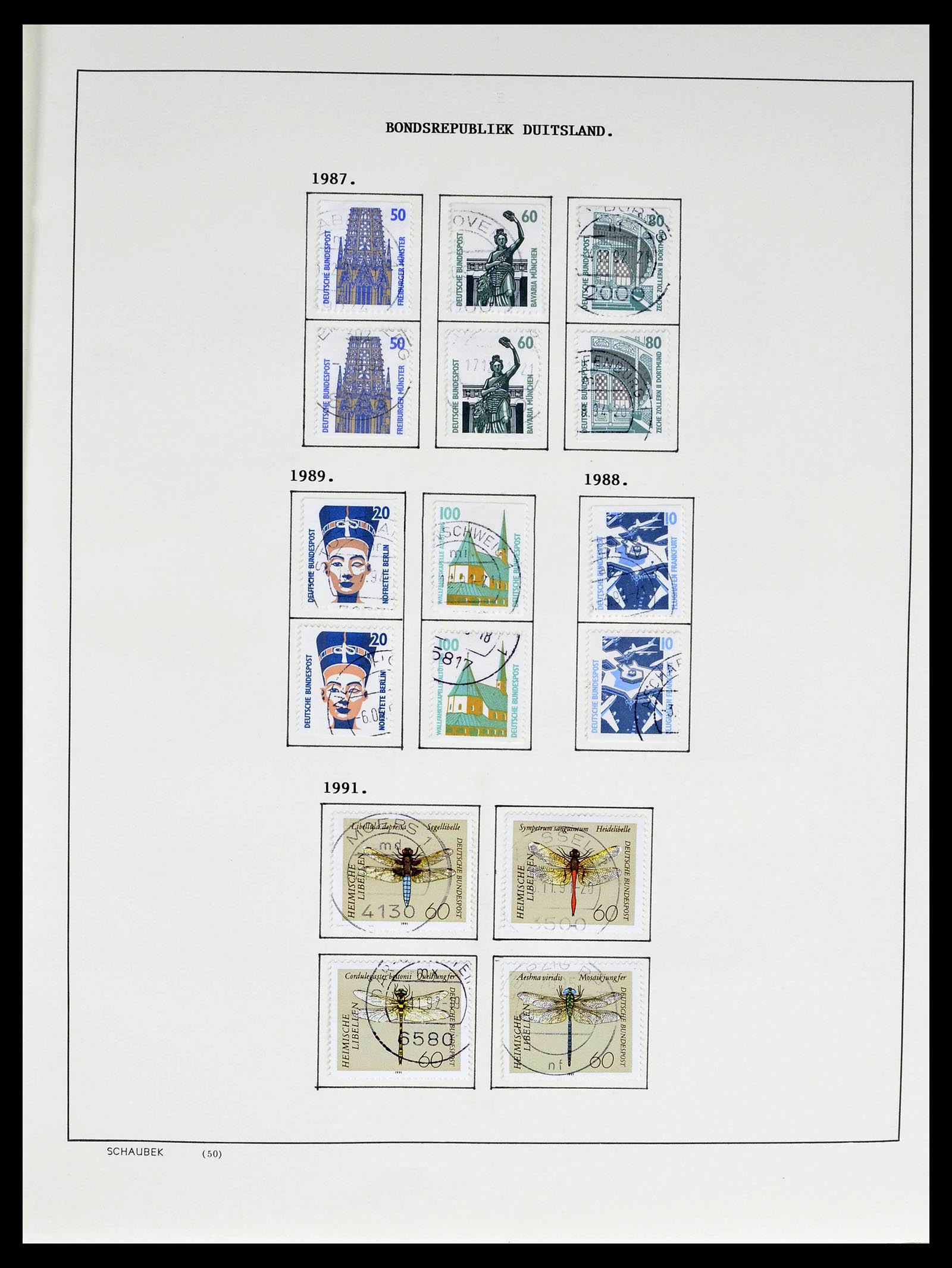 39324 0031 - Stamp collection 39324 Bundespost 1986-2012.