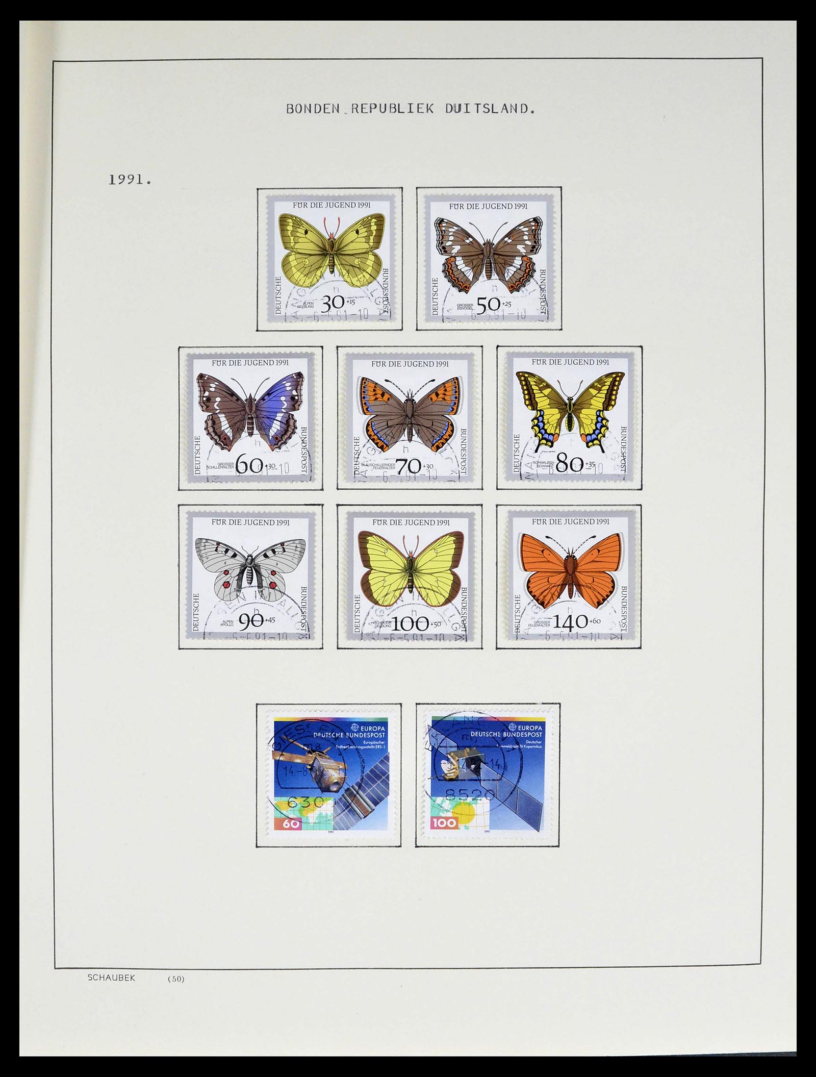 39324 0037 - Stamp collection 39324 Bundespost 1986-2012.