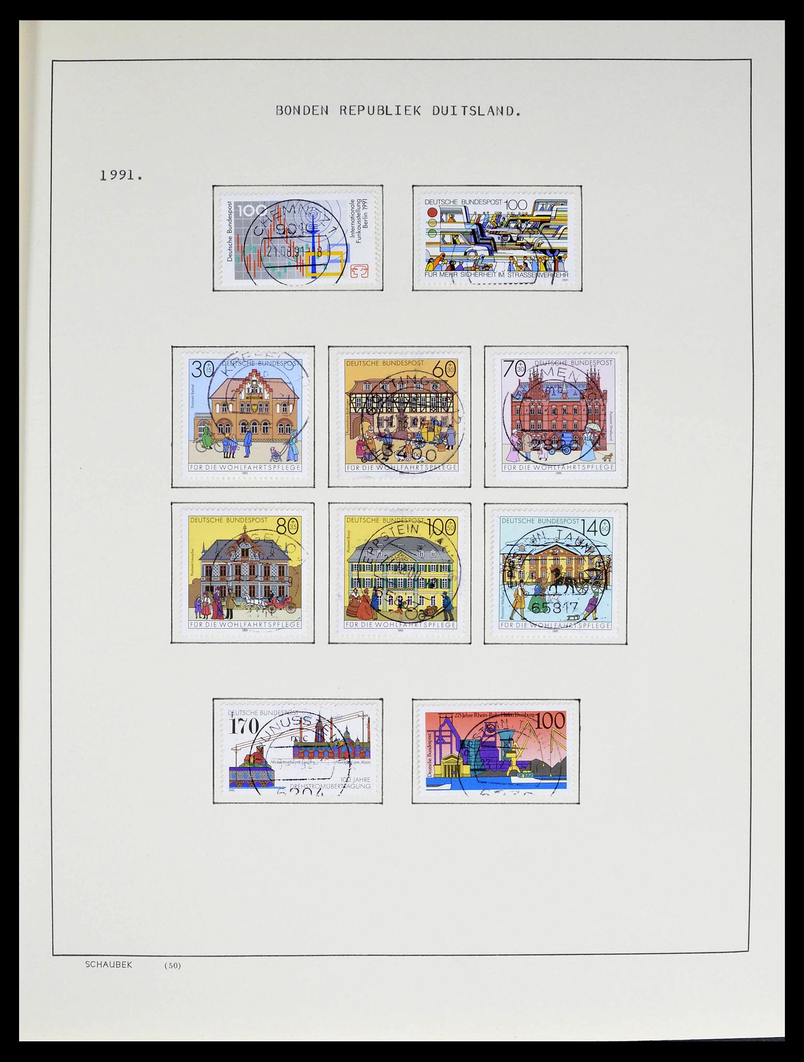 39324 0038 - Postzegelverzameling 39324 Bundespost 1986-2012.