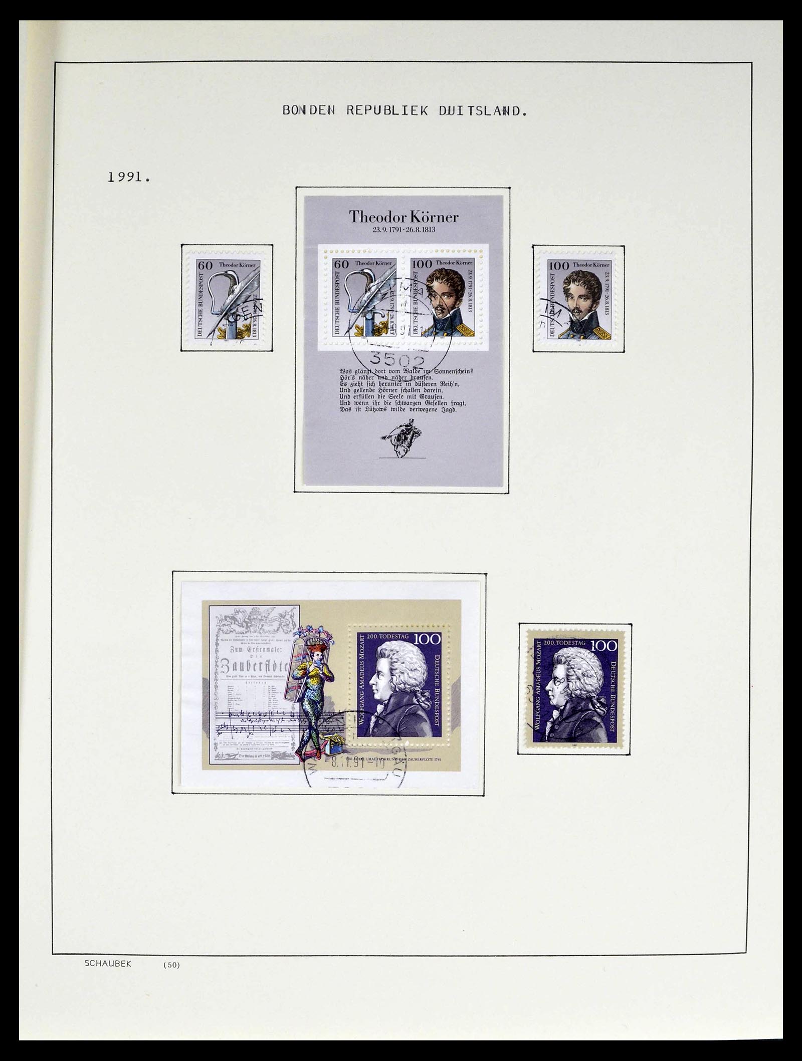 39324 0039 - Postzegelverzameling 39324 Bundespost 1986-2012.