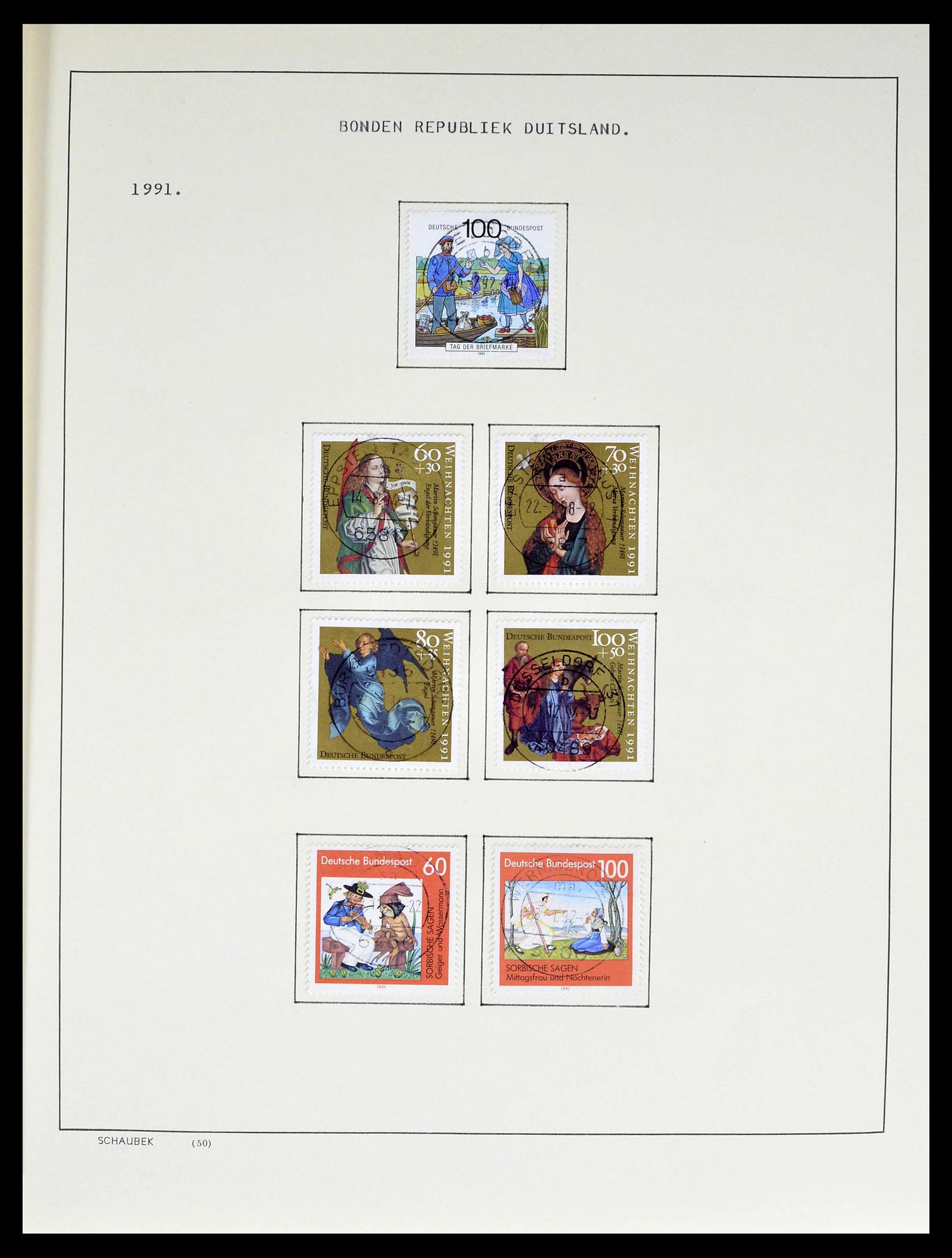 39324 0041 - Stamp collection 39324 Bundespost 1986-2012.