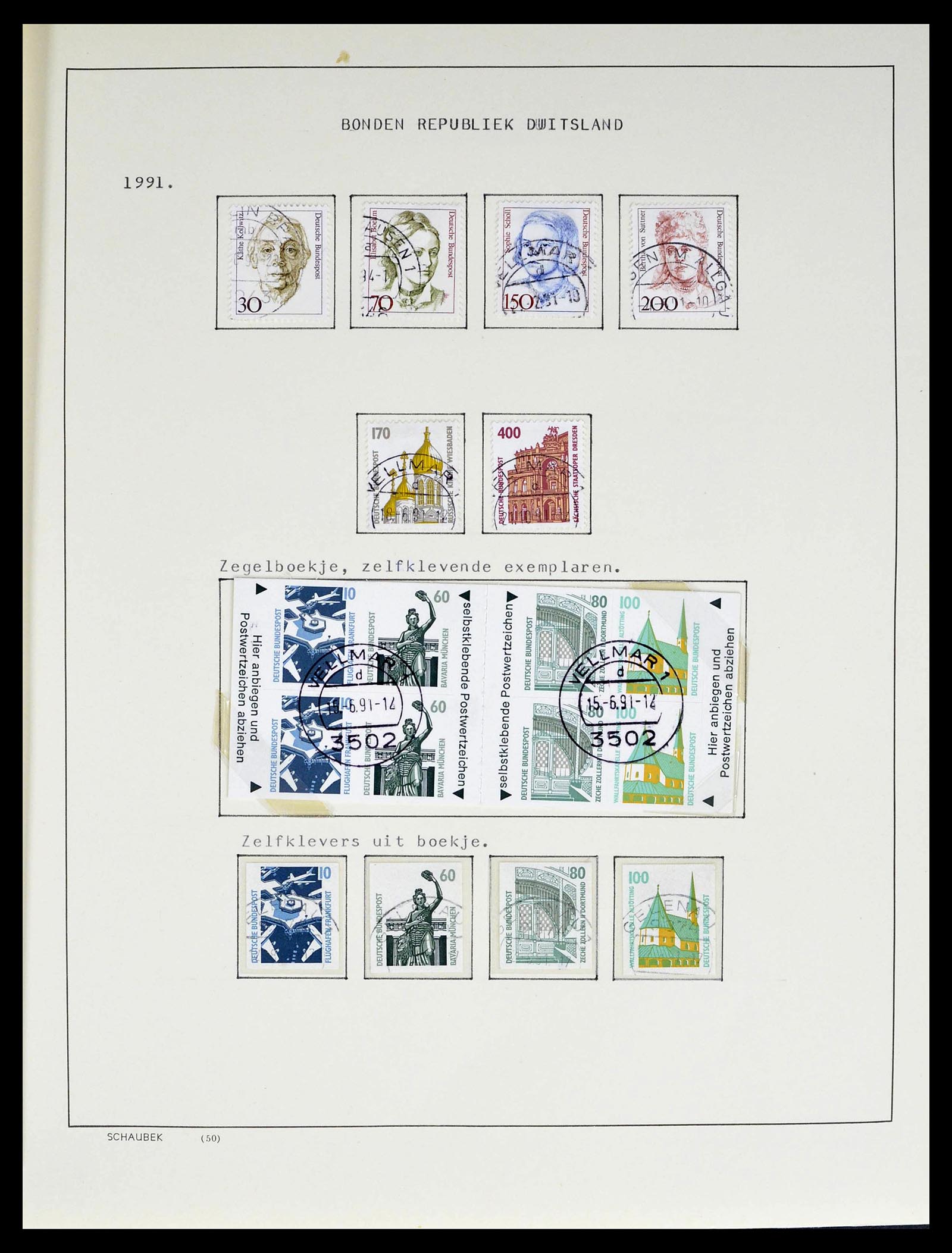 39324 0042 - Stamp collection 39324 Bundespost 1986-2012.
