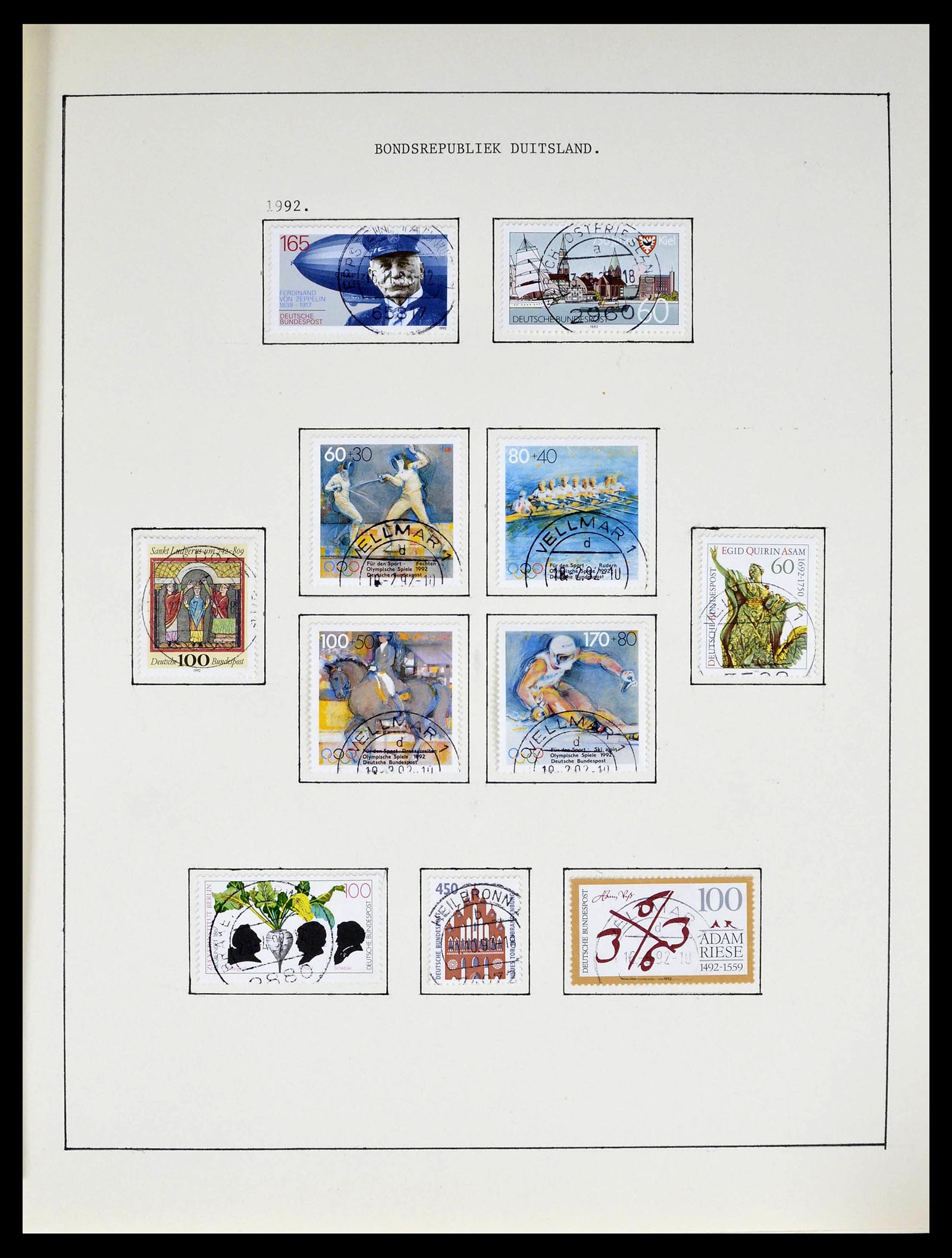 39324 0044 - Stamp collection 39324 Bundespost 1986-2012.