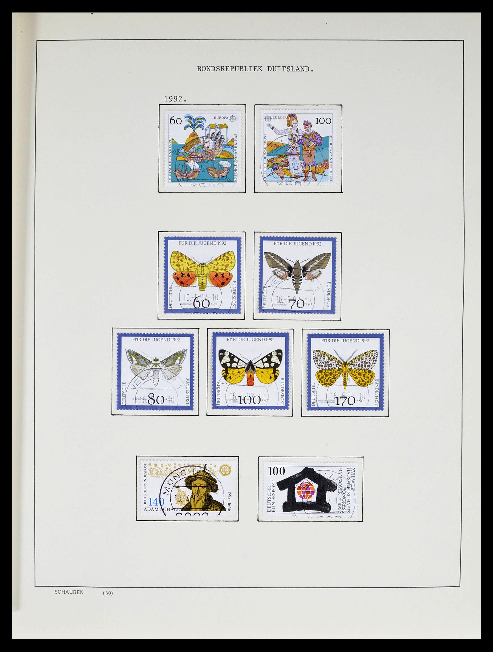 39324 0045 - Postzegelverzameling 39324 Bundespost 1986-2012.