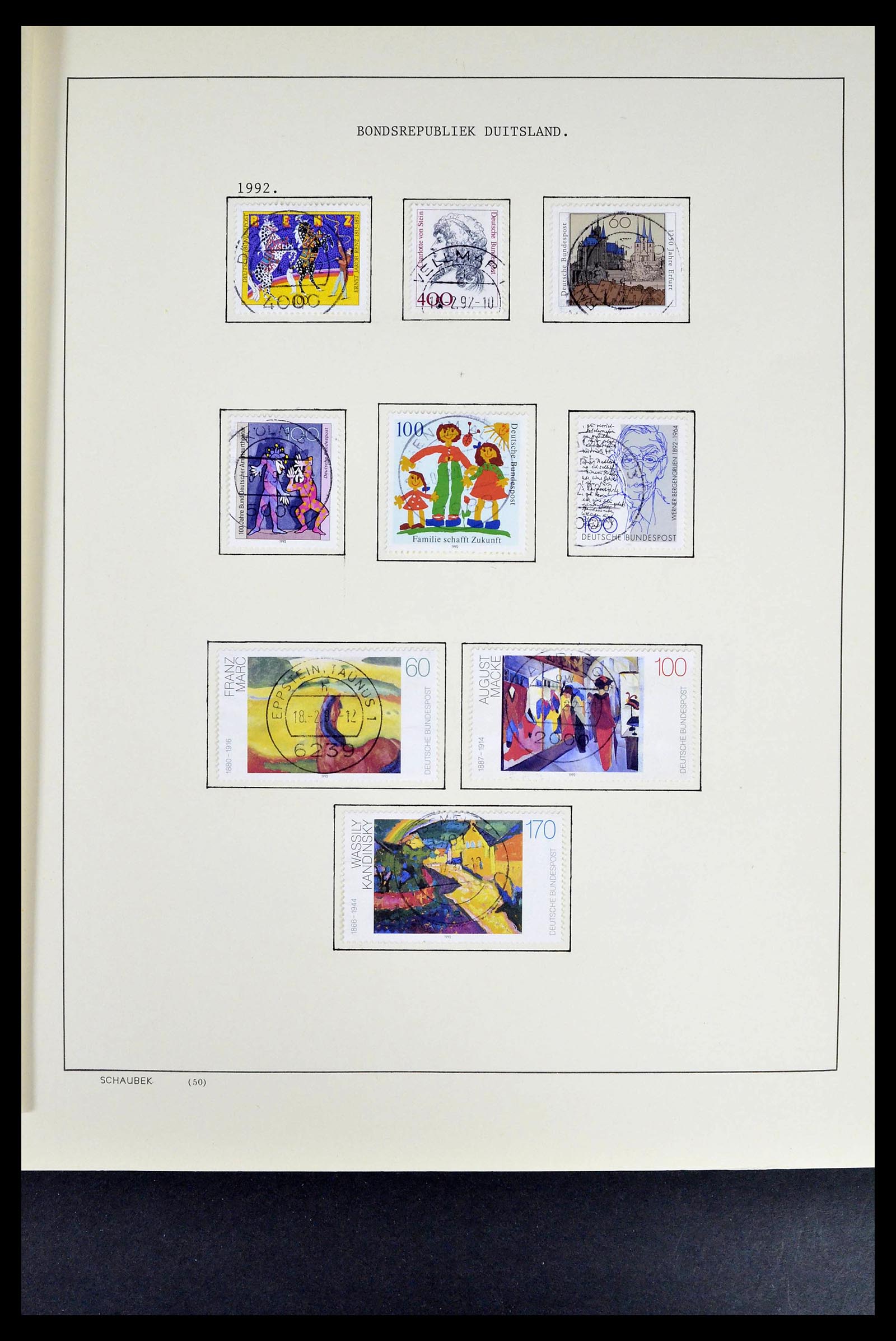 39324 0046 - Postzegelverzameling 39324 Bundespost 1986-2012.