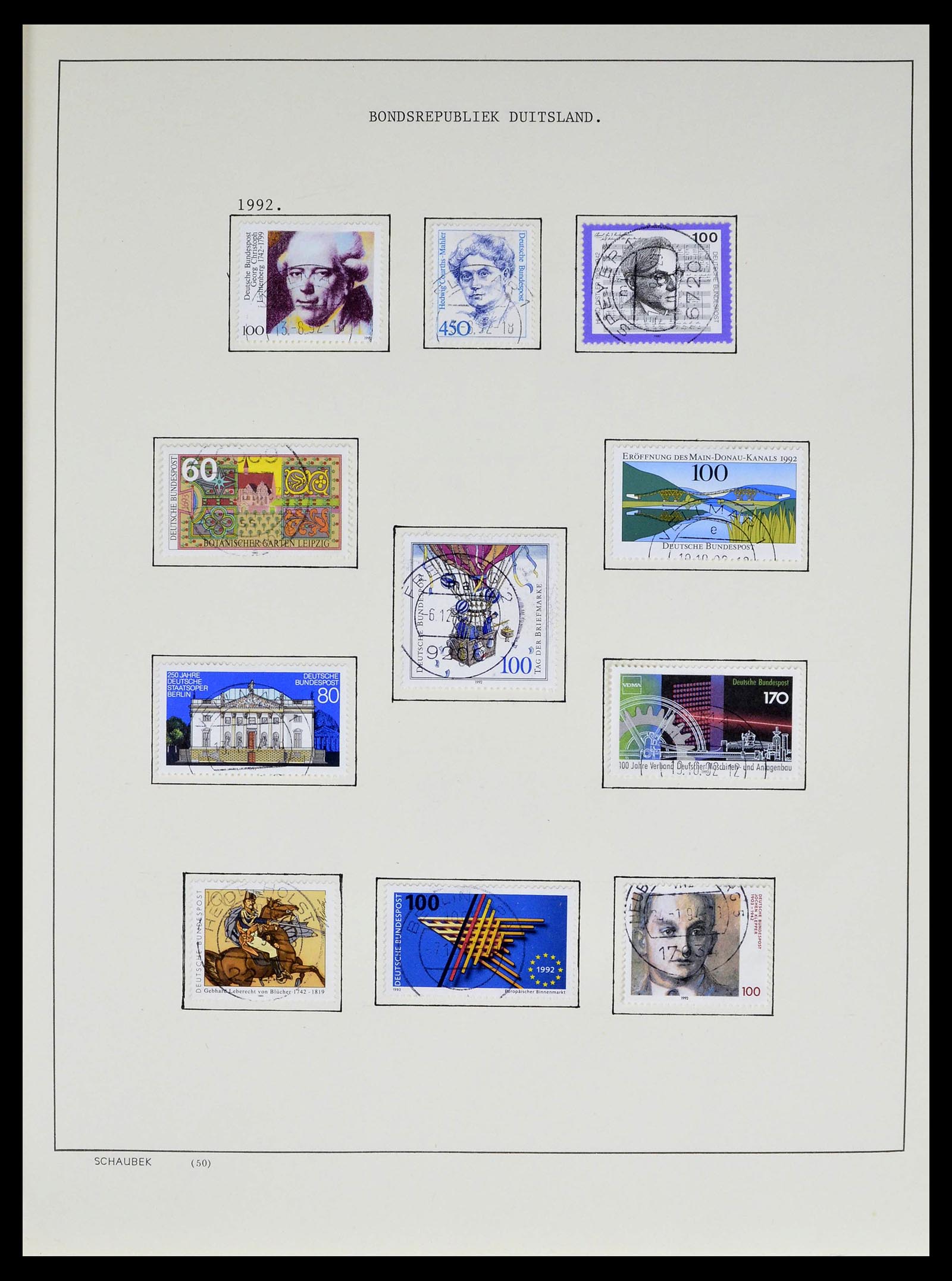 39324 0047 - Stamp collection 39324 Bundespost 1986-2012.