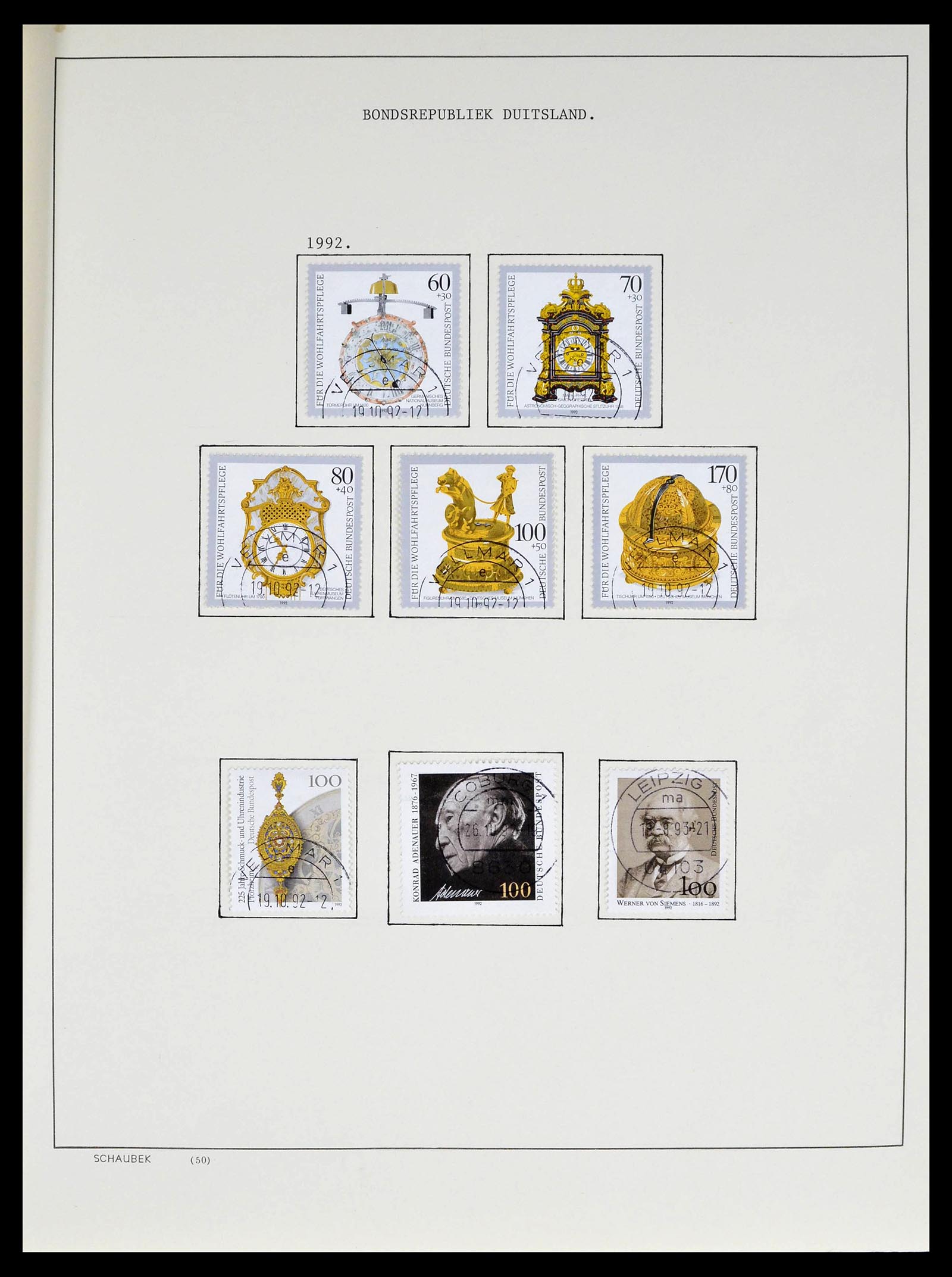 39324 0048 - Postzegelverzameling 39324 Bundespost 1986-2012.