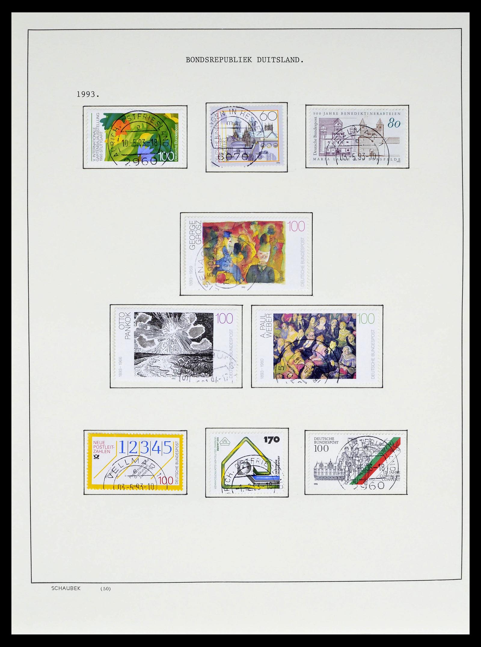 39324 0051 - Stamp collection 39324 Bundespost 1986-2012.