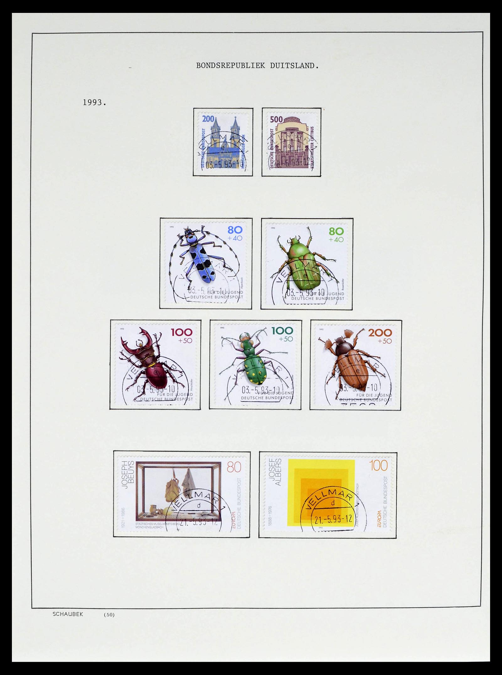 39324 0052 - Stamp collection 39324 Bundespost 1986-2012.