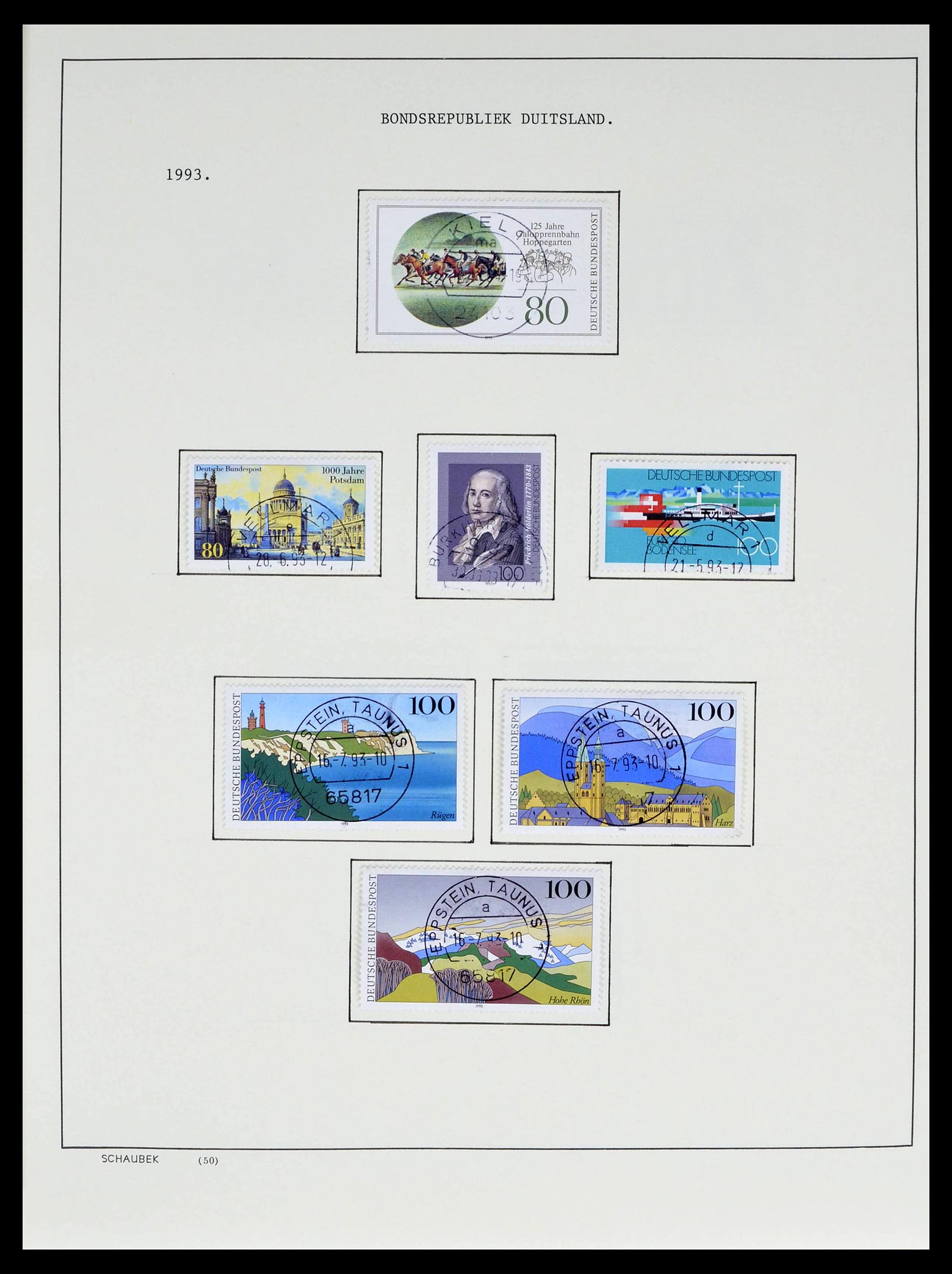 39324 0053 - Stamp collection 39324 Bundespost 1986-2012.