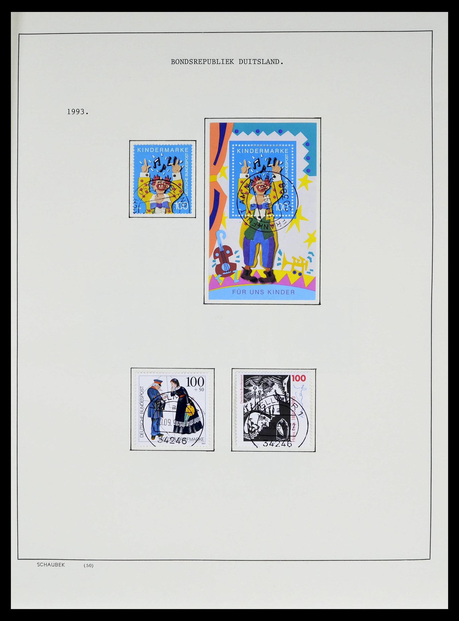 39324 0056 - Stamp collection 39324 Bundespost 1986-2012.