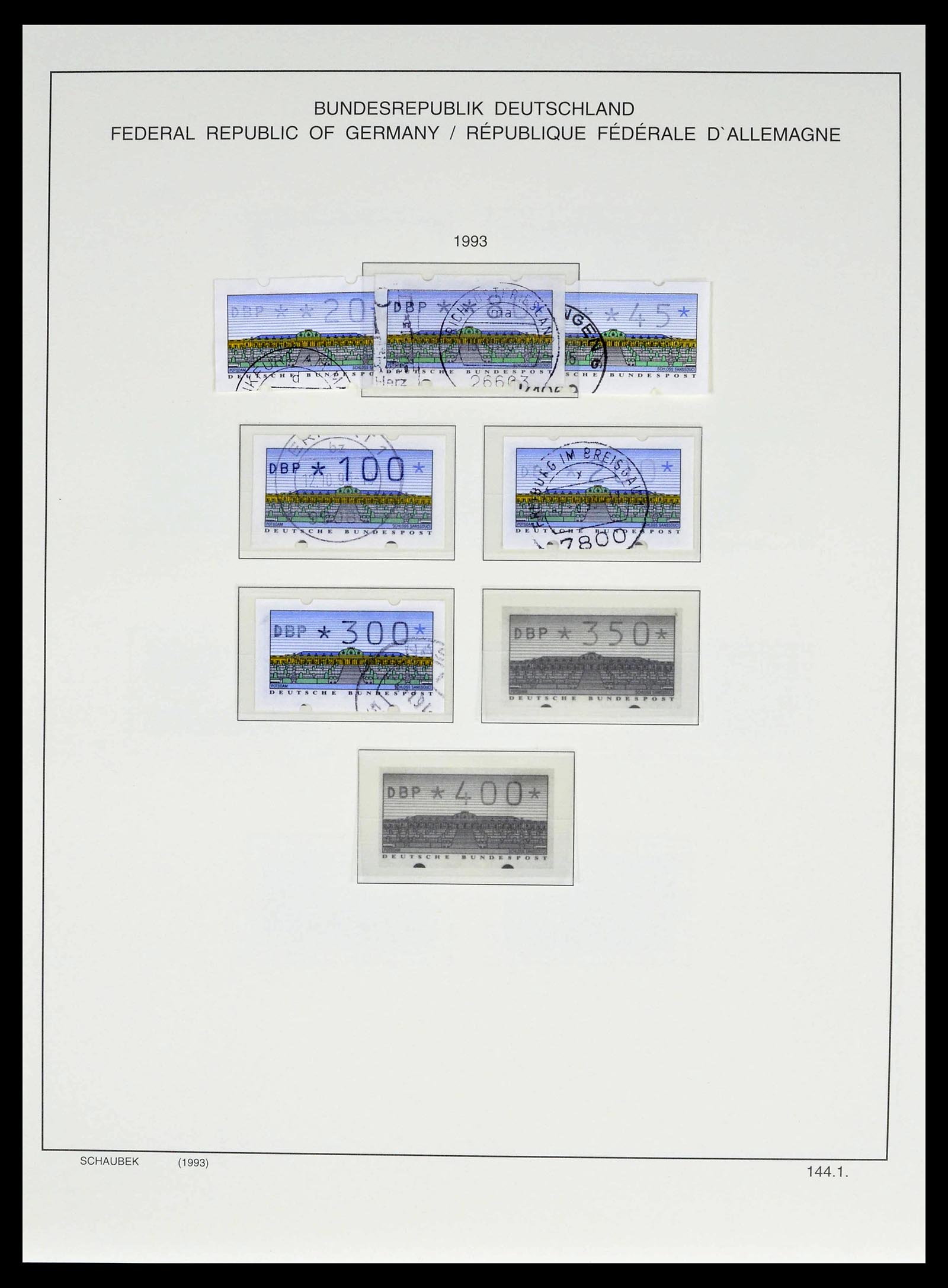 39324 0058 - Stamp collection 39324 Bundespost 1986-2012.