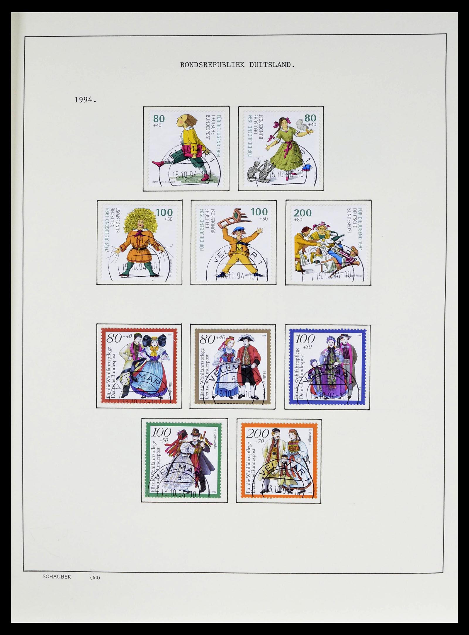 39324 0060 - Postzegelverzameling 39324 Bundespost 1986-2012.
