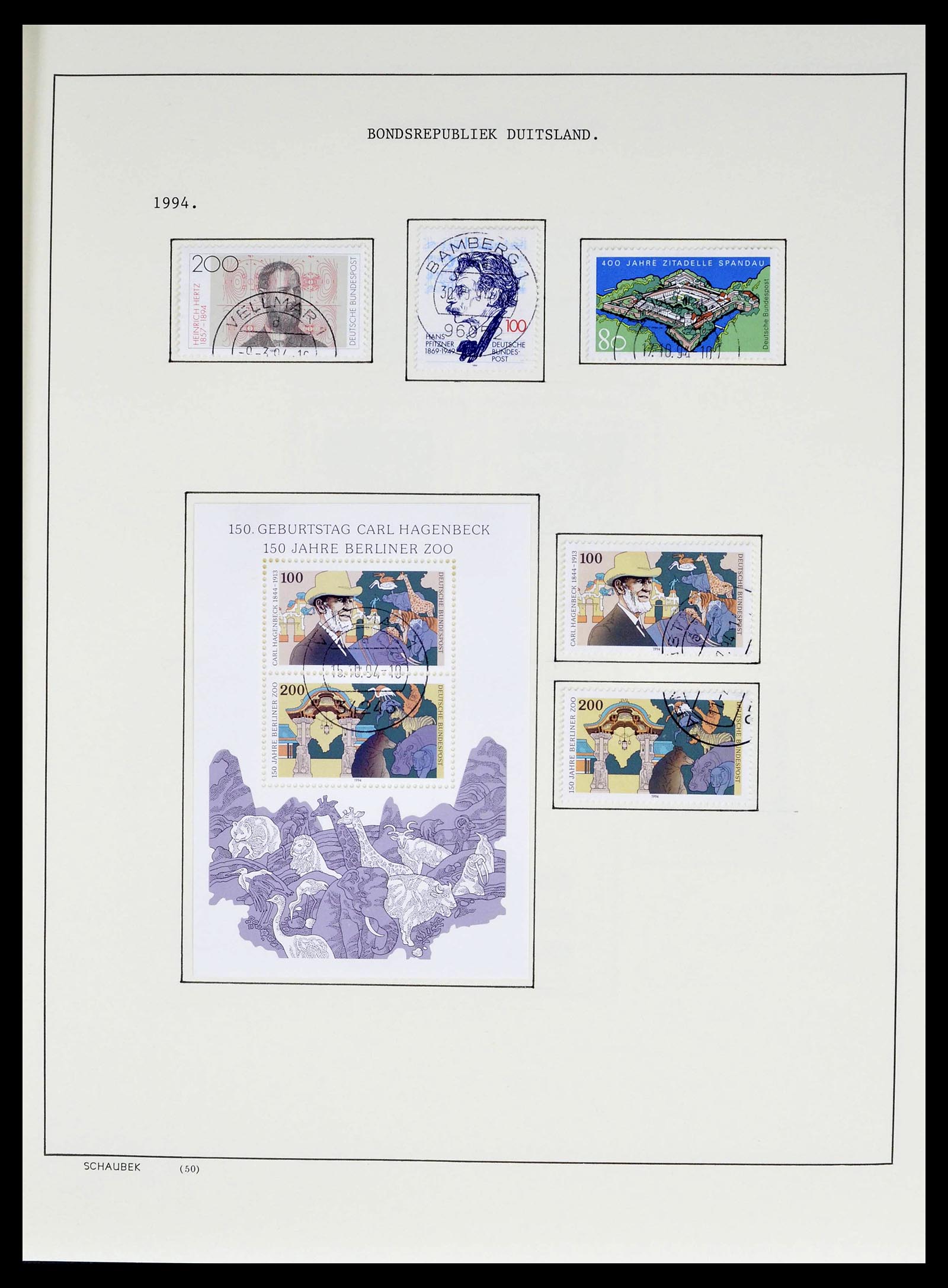 39324 0061 - Postzegelverzameling 39324 Bundespost 1986-2012.