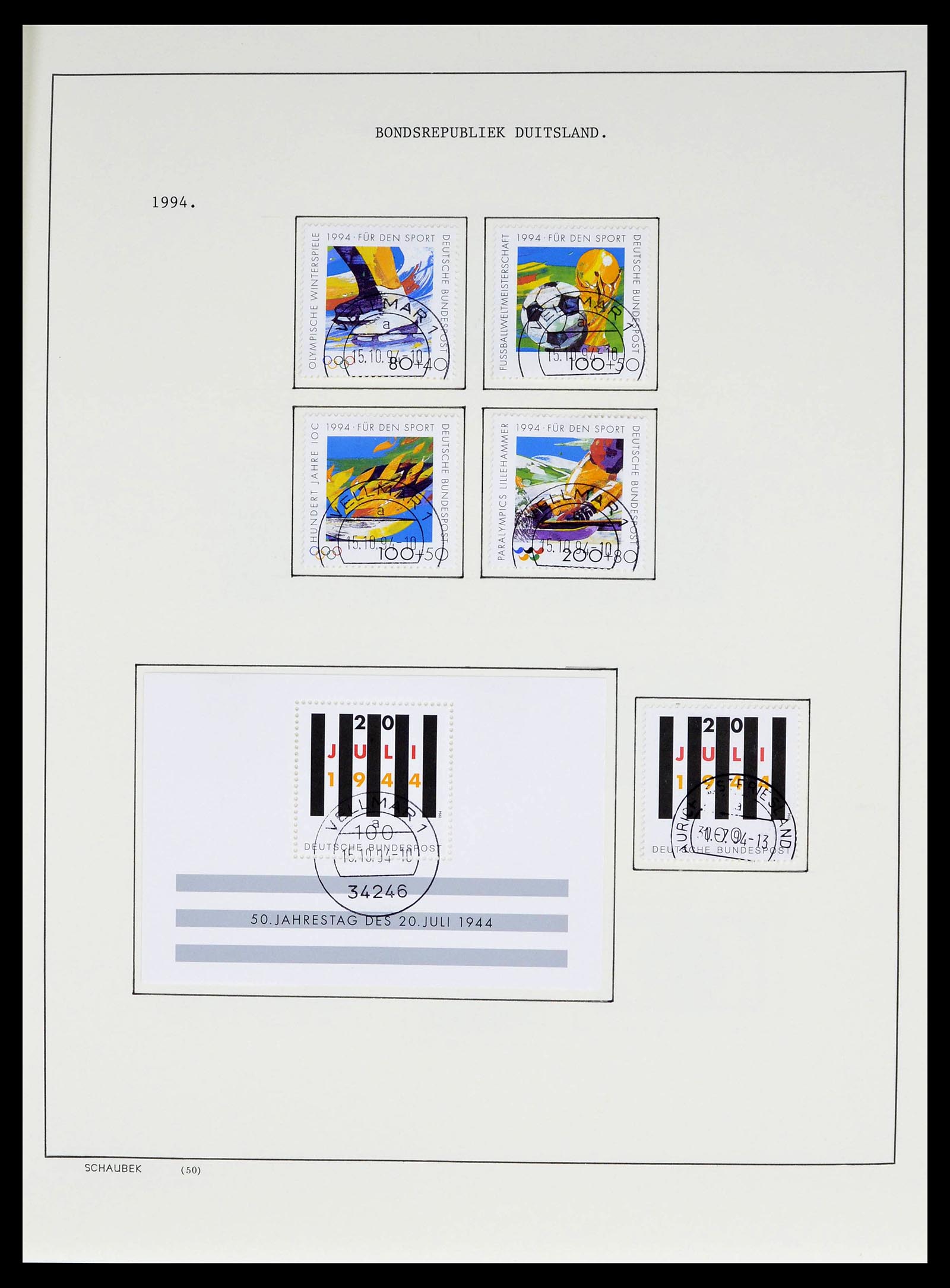 39324 0062 - Postzegelverzameling 39324 Bundespost 1986-2012.