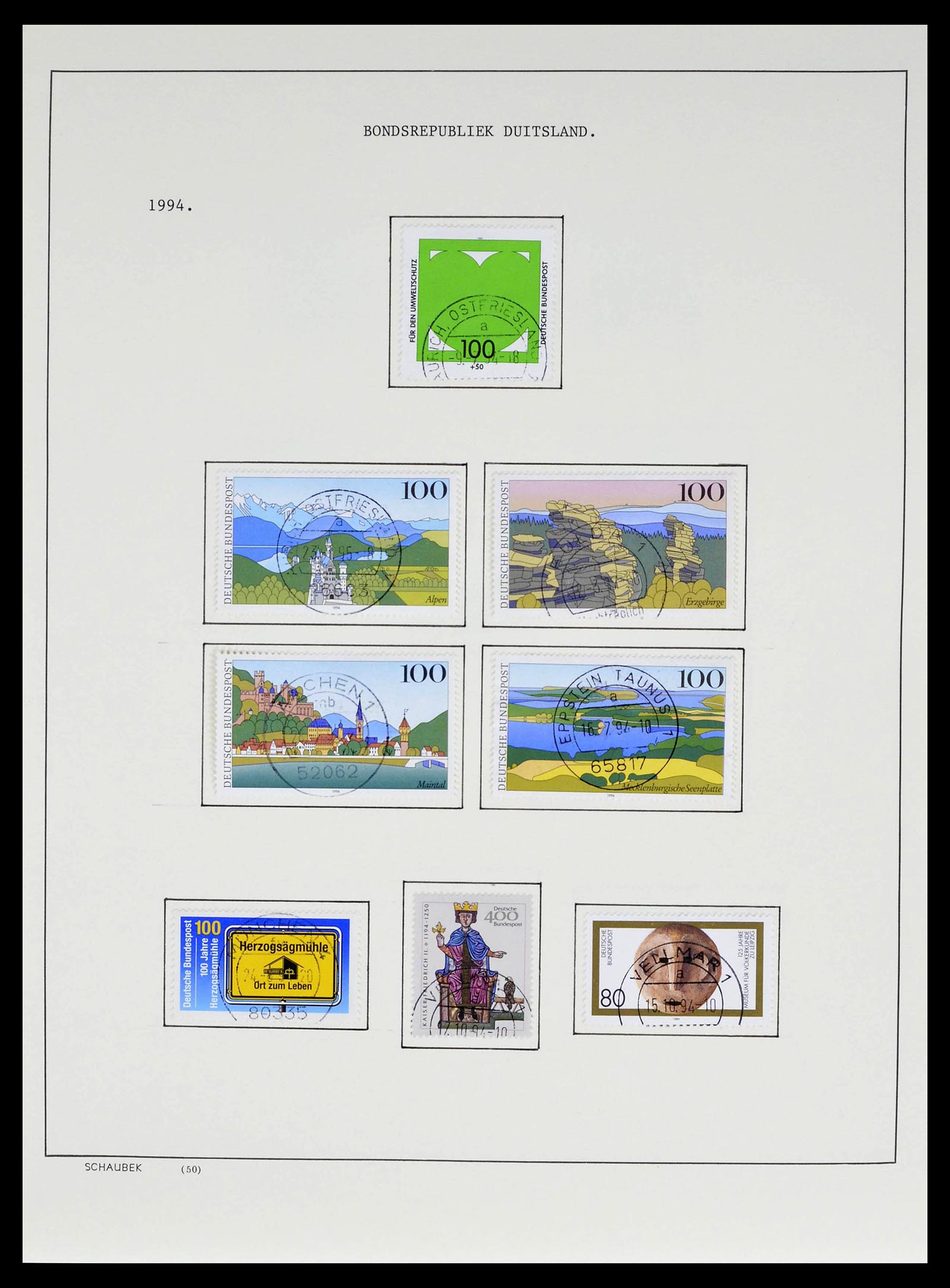 39324 0063 - Postzegelverzameling 39324 Bundespost 1986-2012.