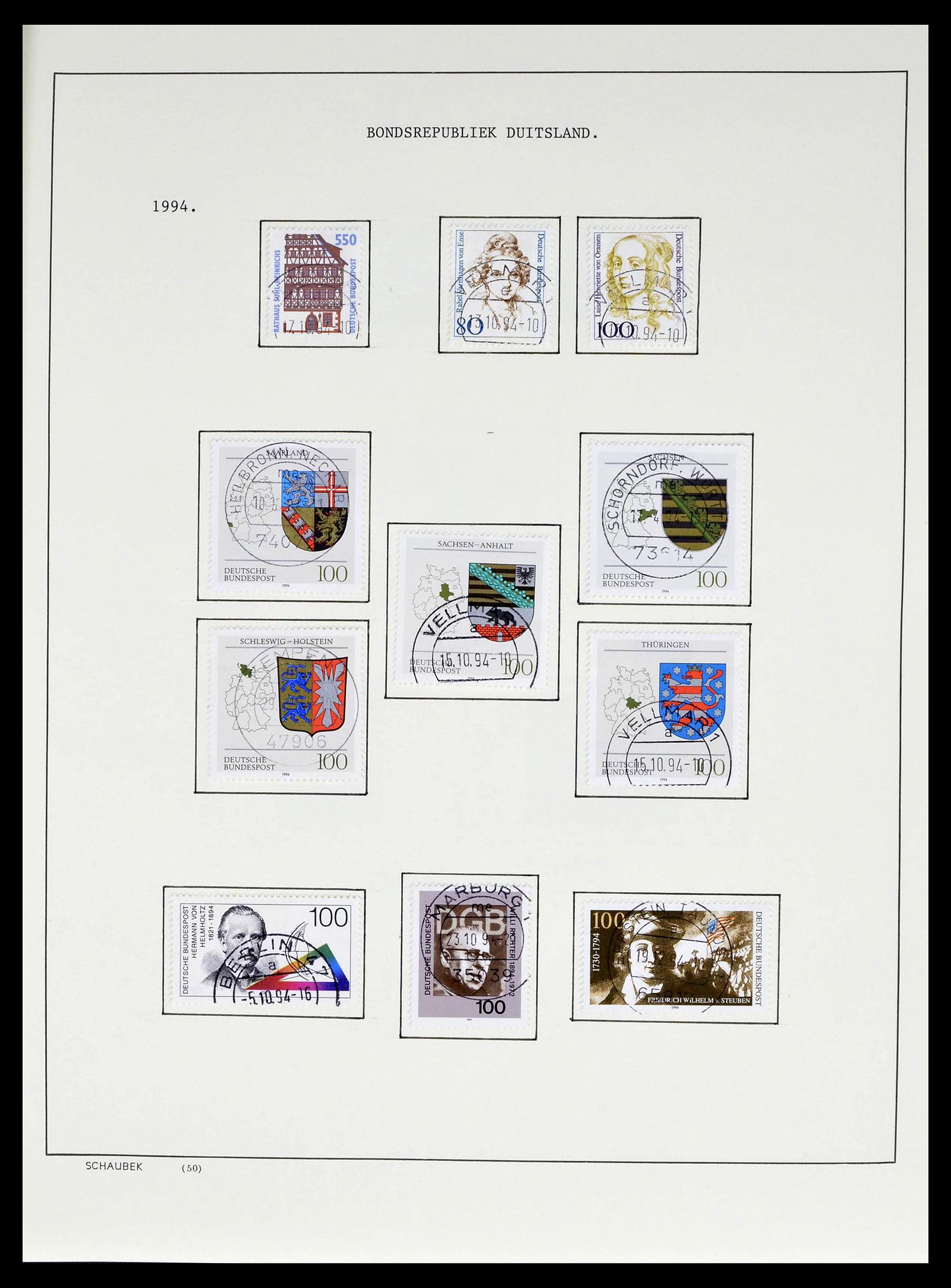 39324 0064 - Postzegelverzameling 39324 Bundespost 1986-2012.