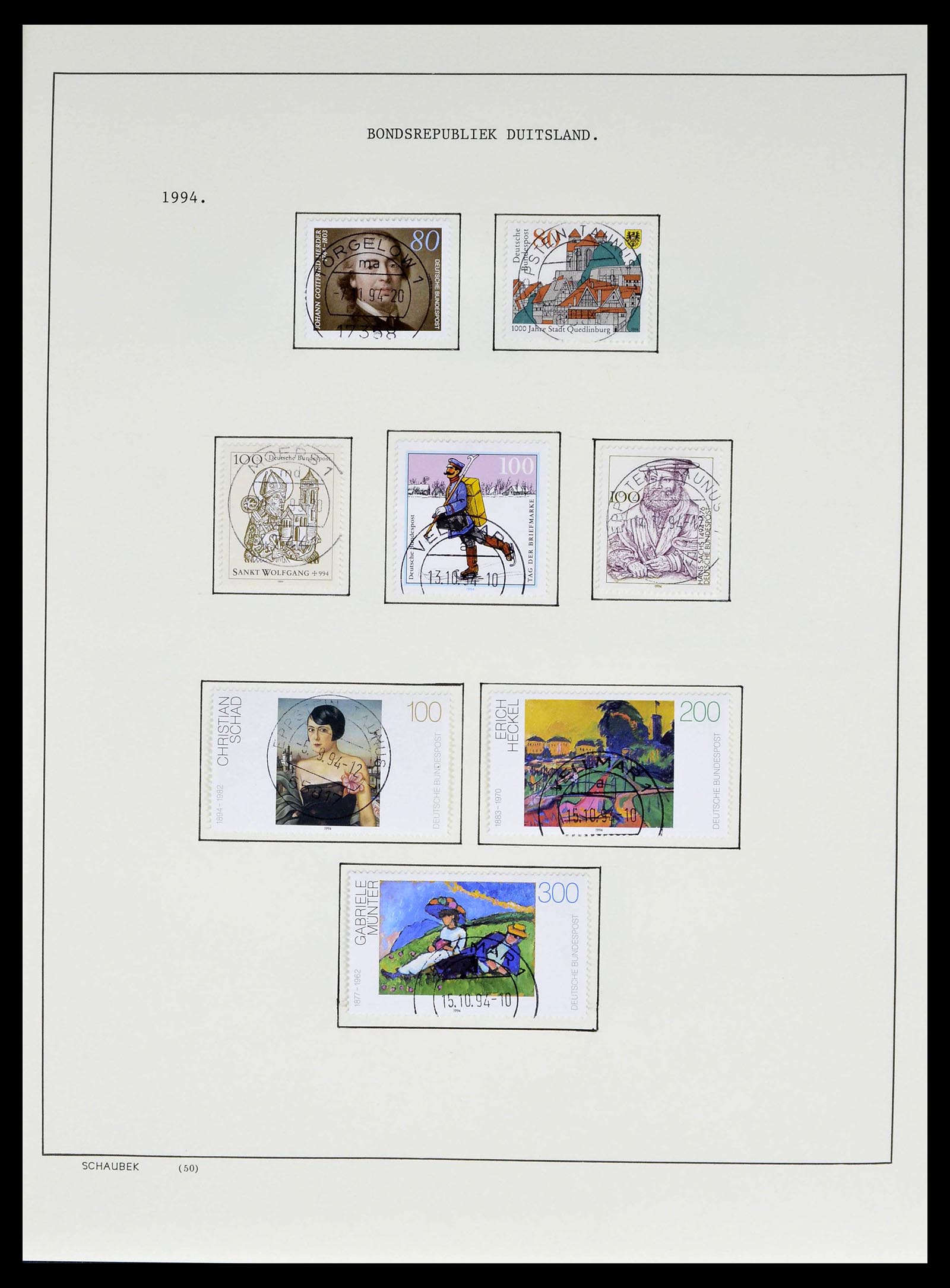 39324 0065 - Postzegelverzameling 39324 Bundespost 1986-2012.