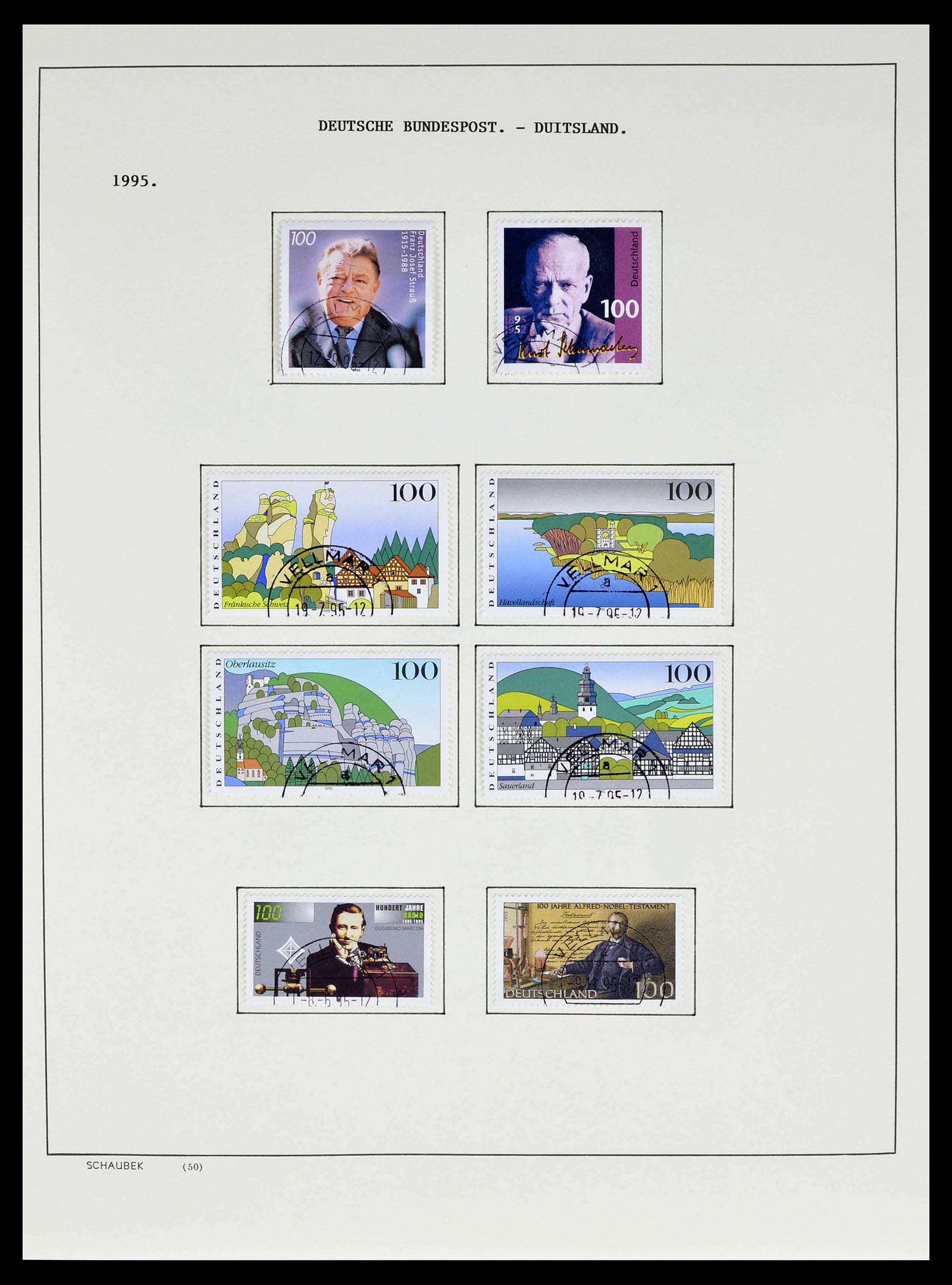 39324 0072 - Postzegelverzameling 39324 Bundespost 1986-2012.