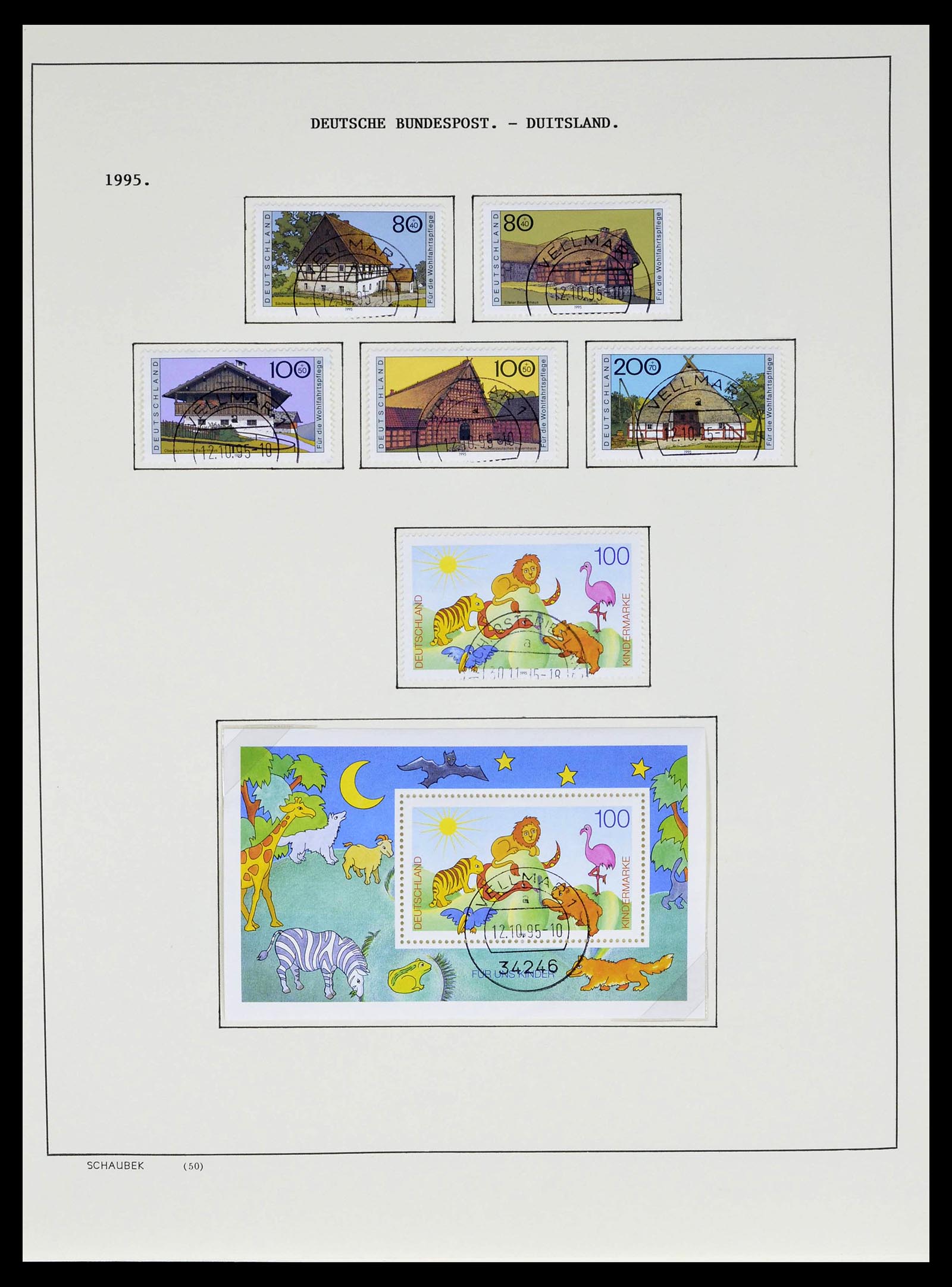 39324 0073 - Postzegelverzameling 39324 Bundespost 1986-2012.