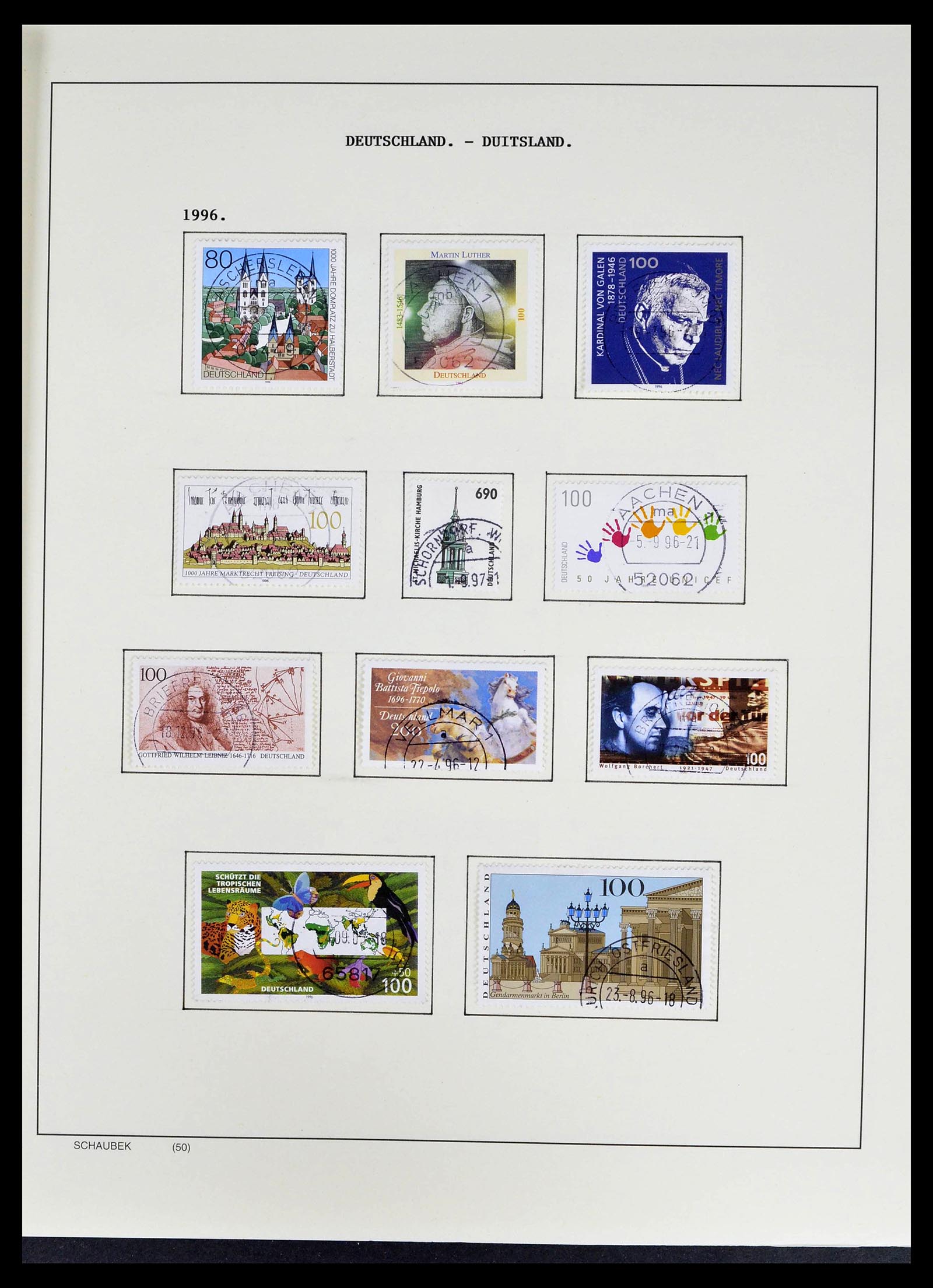 39324 0076 - Postzegelverzameling 39324 Bundespost 1986-2012.