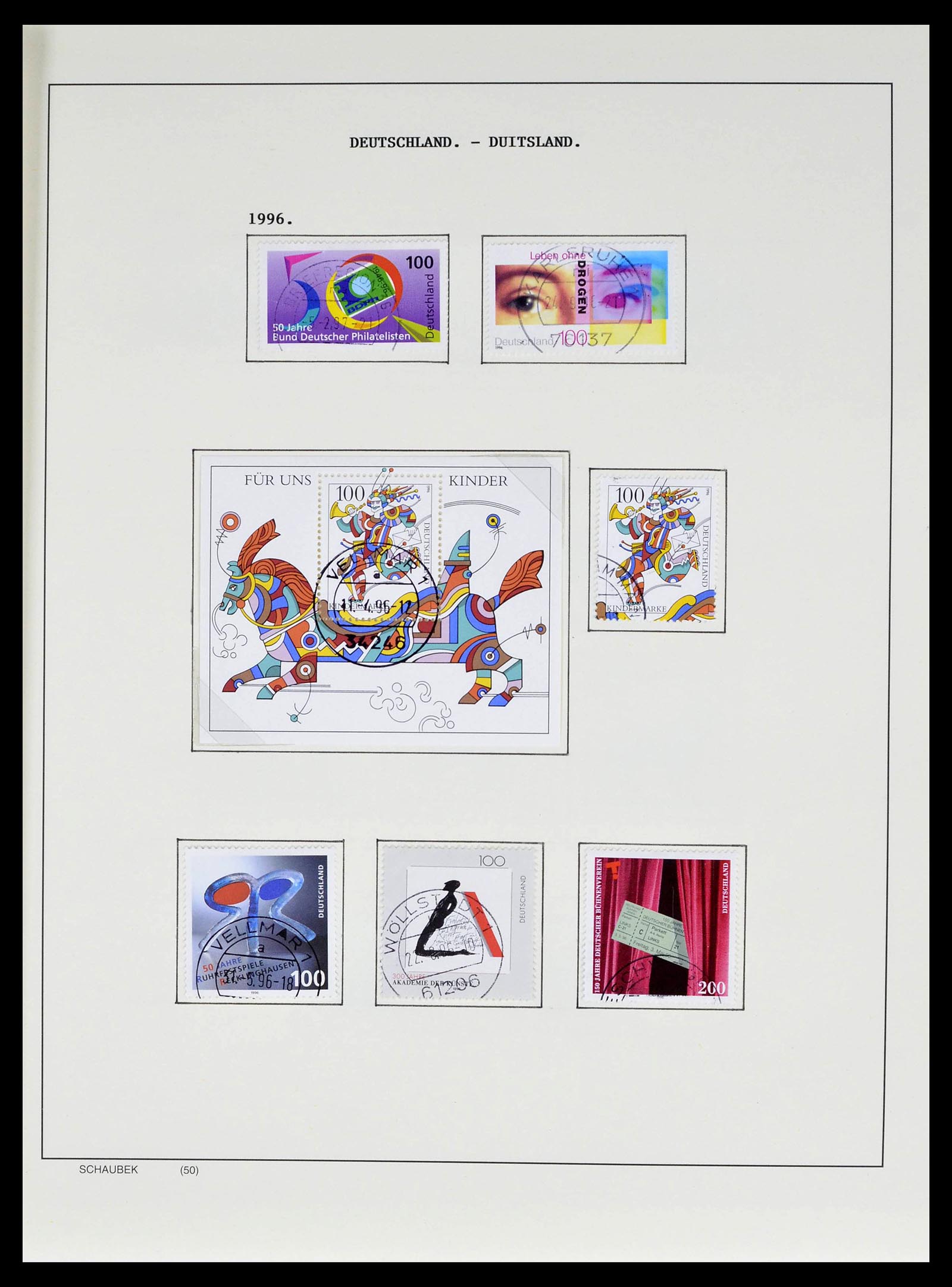 39324 0077 - Postzegelverzameling 39324 Bundespost 1986-2012.