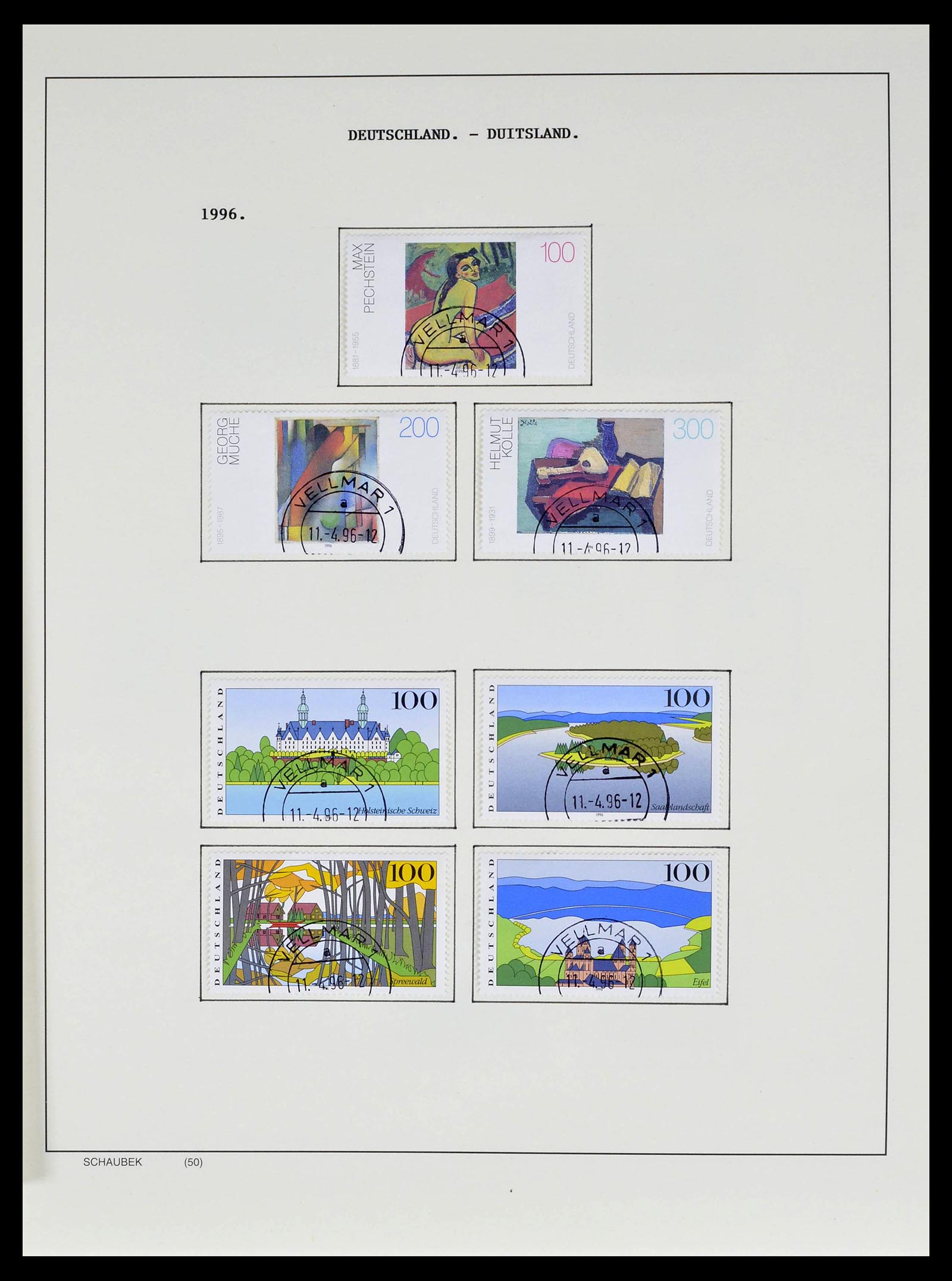 39324 0079 - Postzegelverzameling 39324 Bundespost 1986-2012.