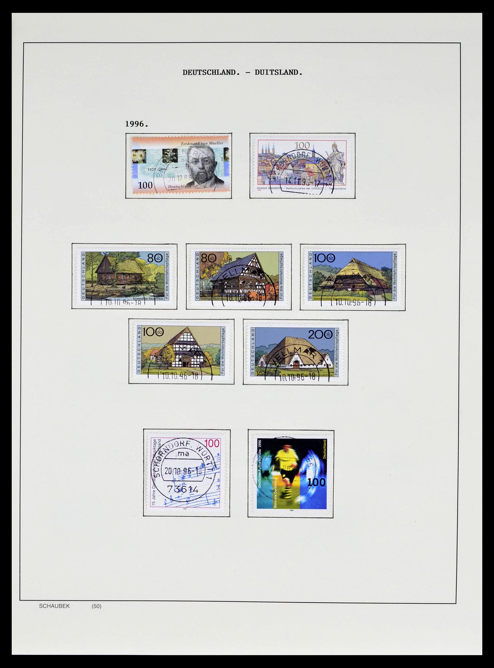 39324 0081 - Postzegelverzameling 39324 Bundespost 1986-2012.