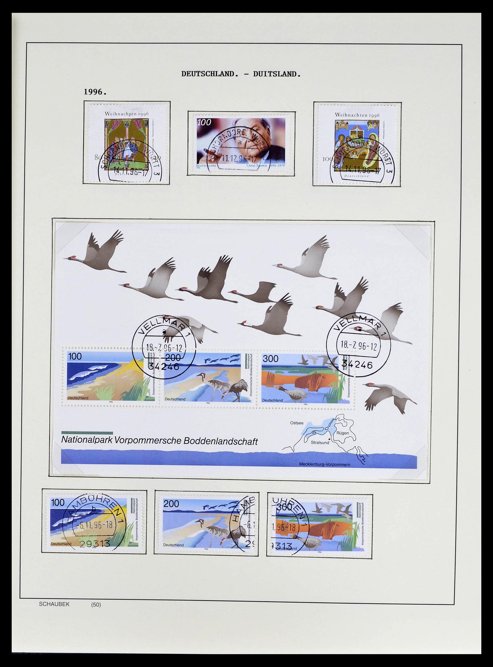 39324 0082 - Postzegelverzameling 39324 Bundespost 1986-2012.