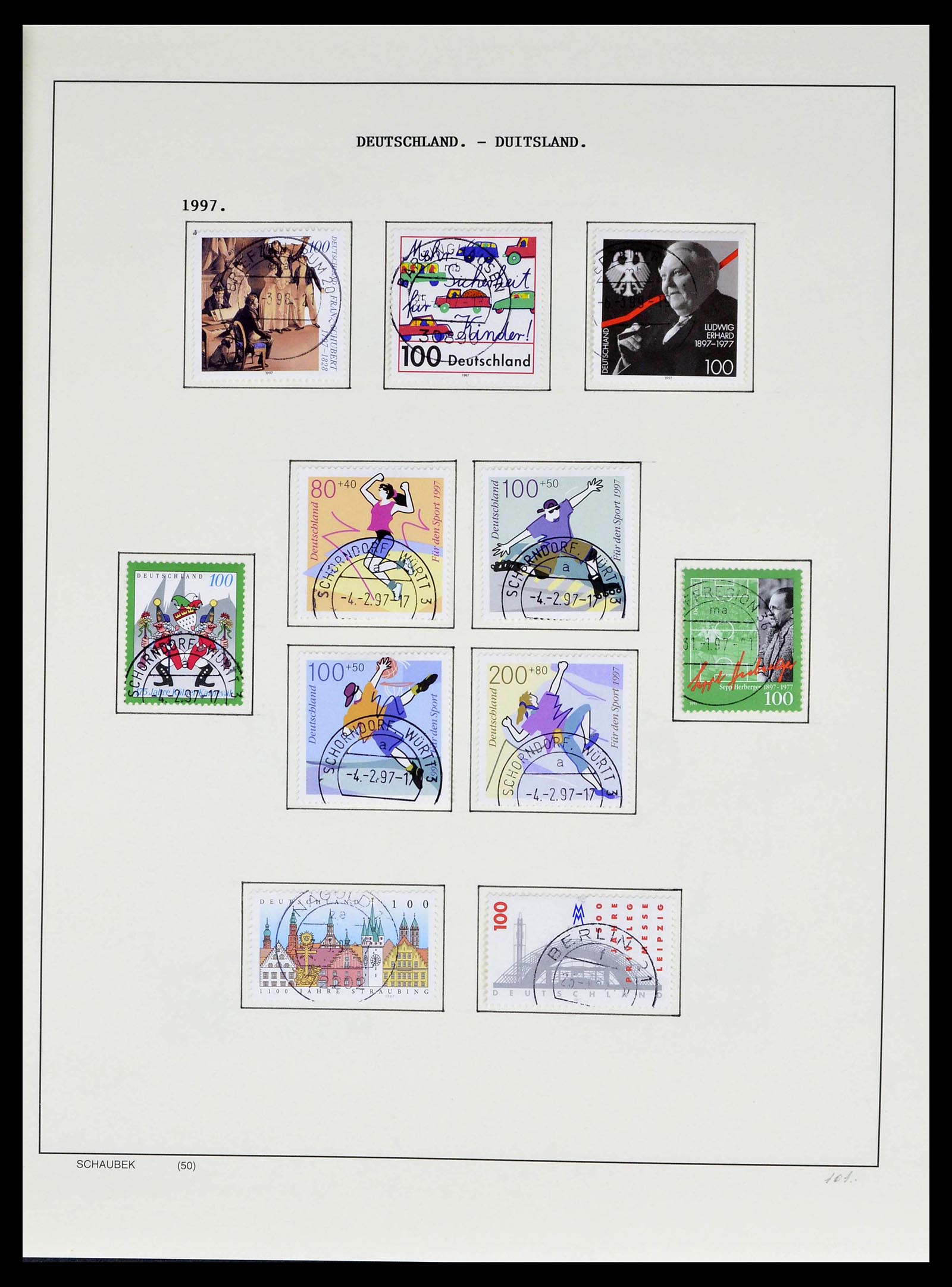 39324 0083 - Postzegelverzameling 39324 Bundespost 1986-2012.