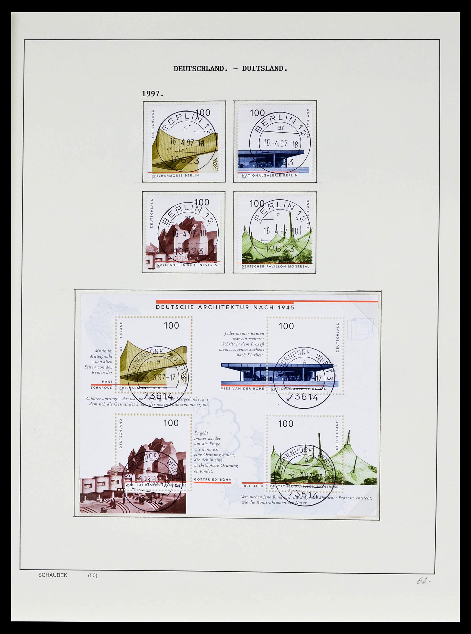 39324 0084 - Postzegelverzameling 39324 Bundespost 1986-2012.