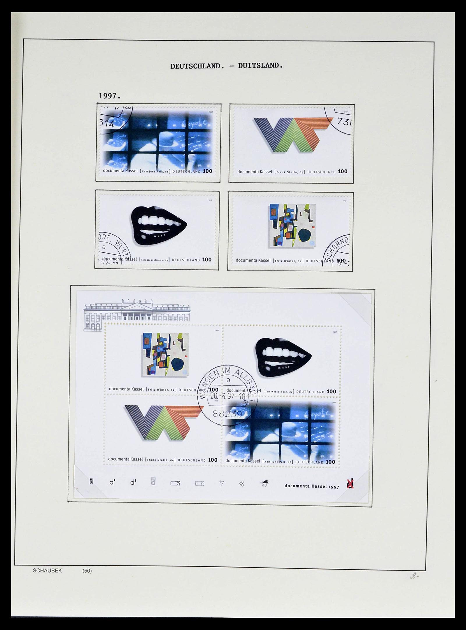 39324 0087 - Postzegelverzameling 39324 Bundespost 1986-2012.