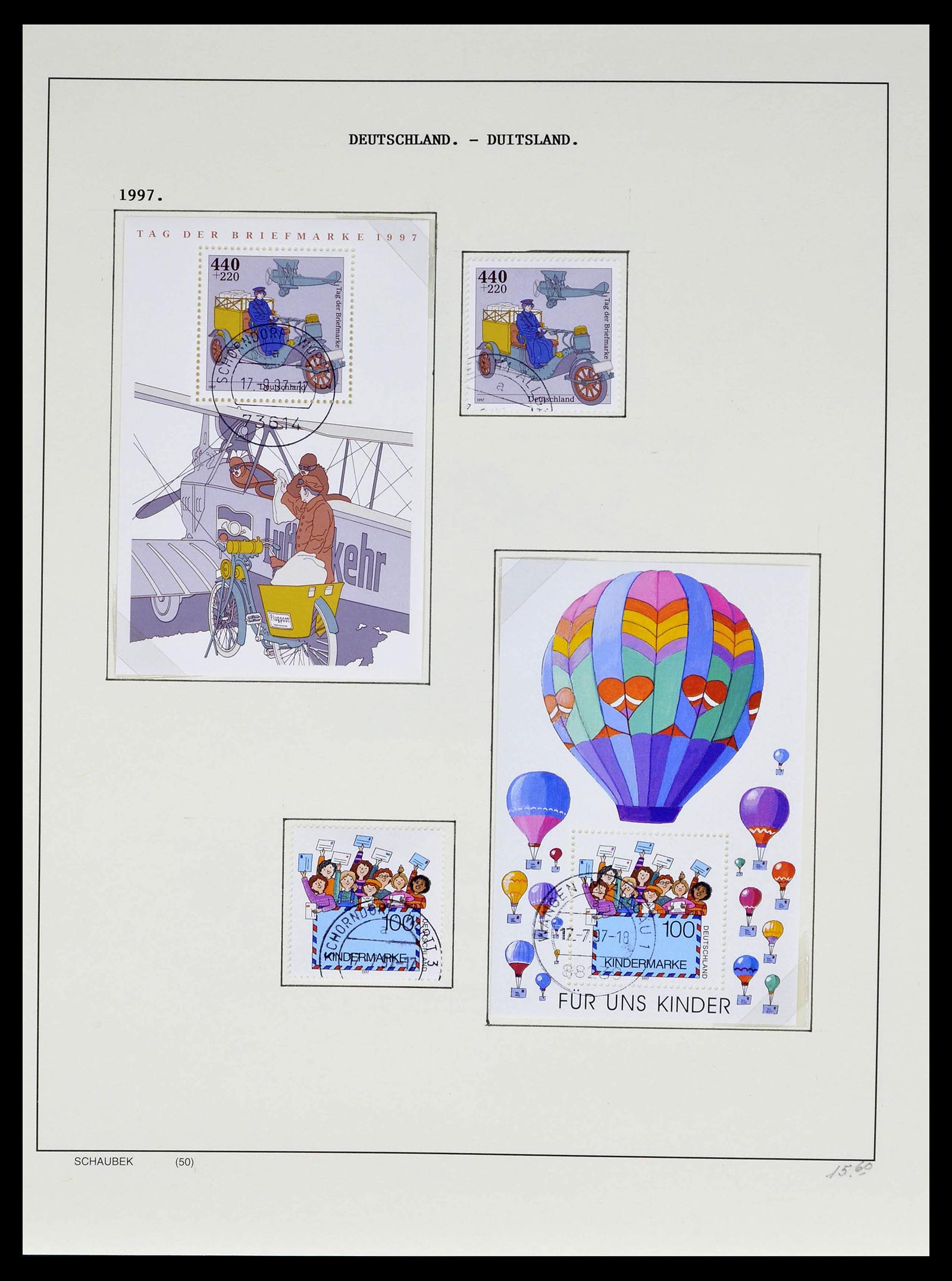 39324 0088 - Postzegelverzameling 39324 Bundespost 1986-2012.